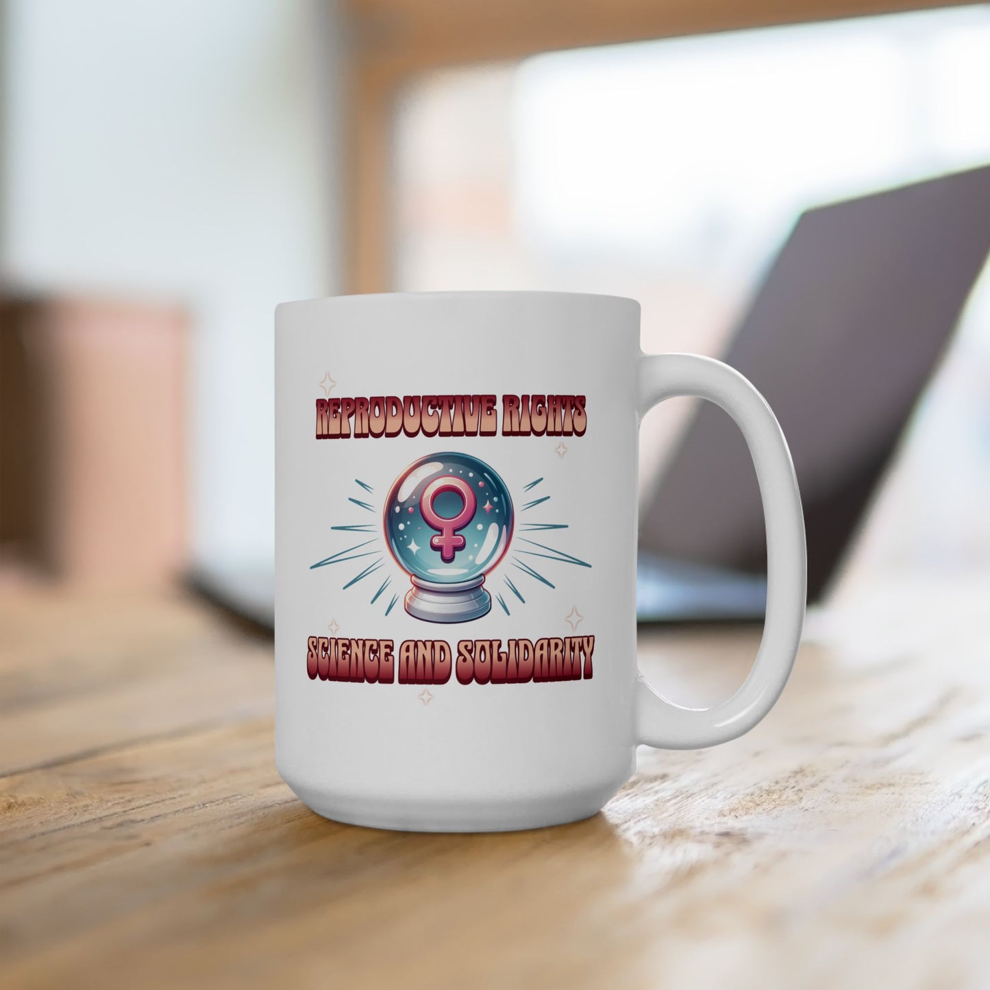 Reproductive Rights Science and Solidarity Mug
