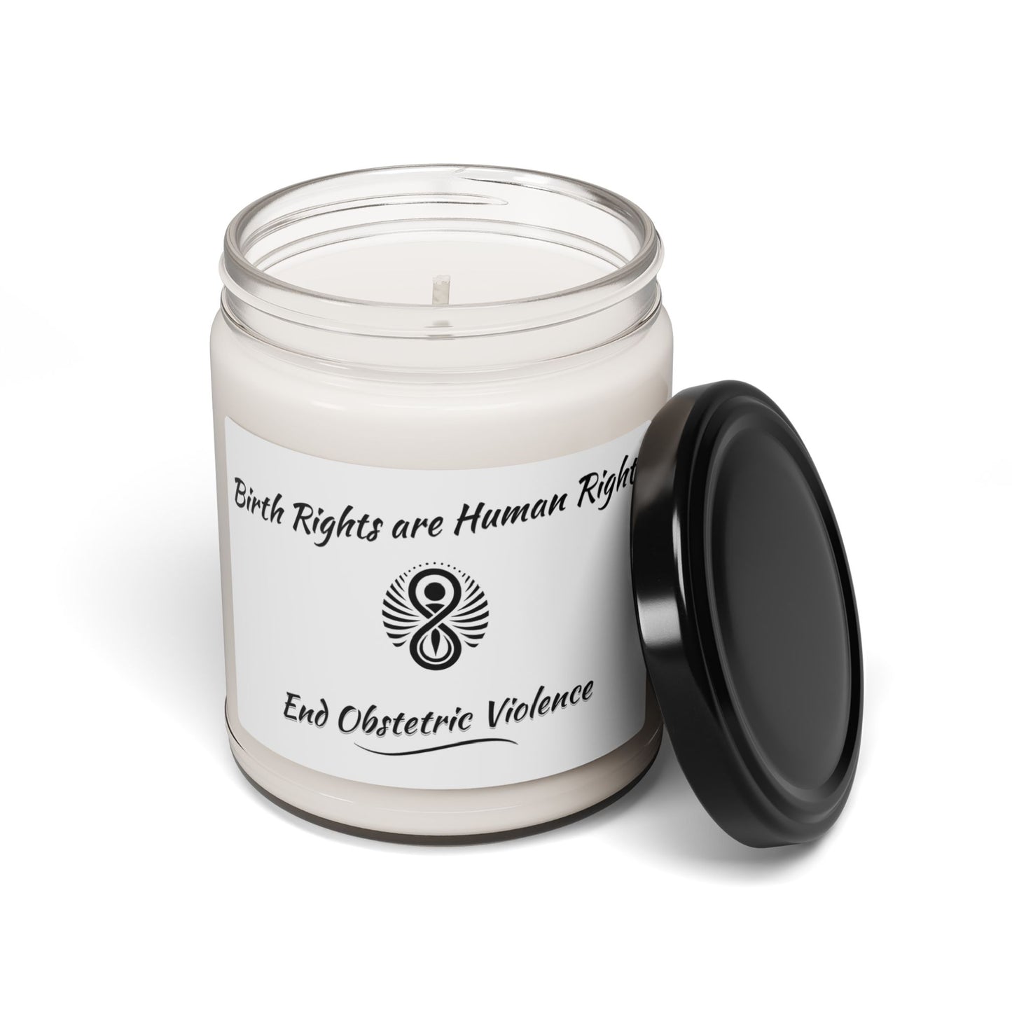 Birth Rights are Human Rights / End Obstetric Violence Soy Candle
