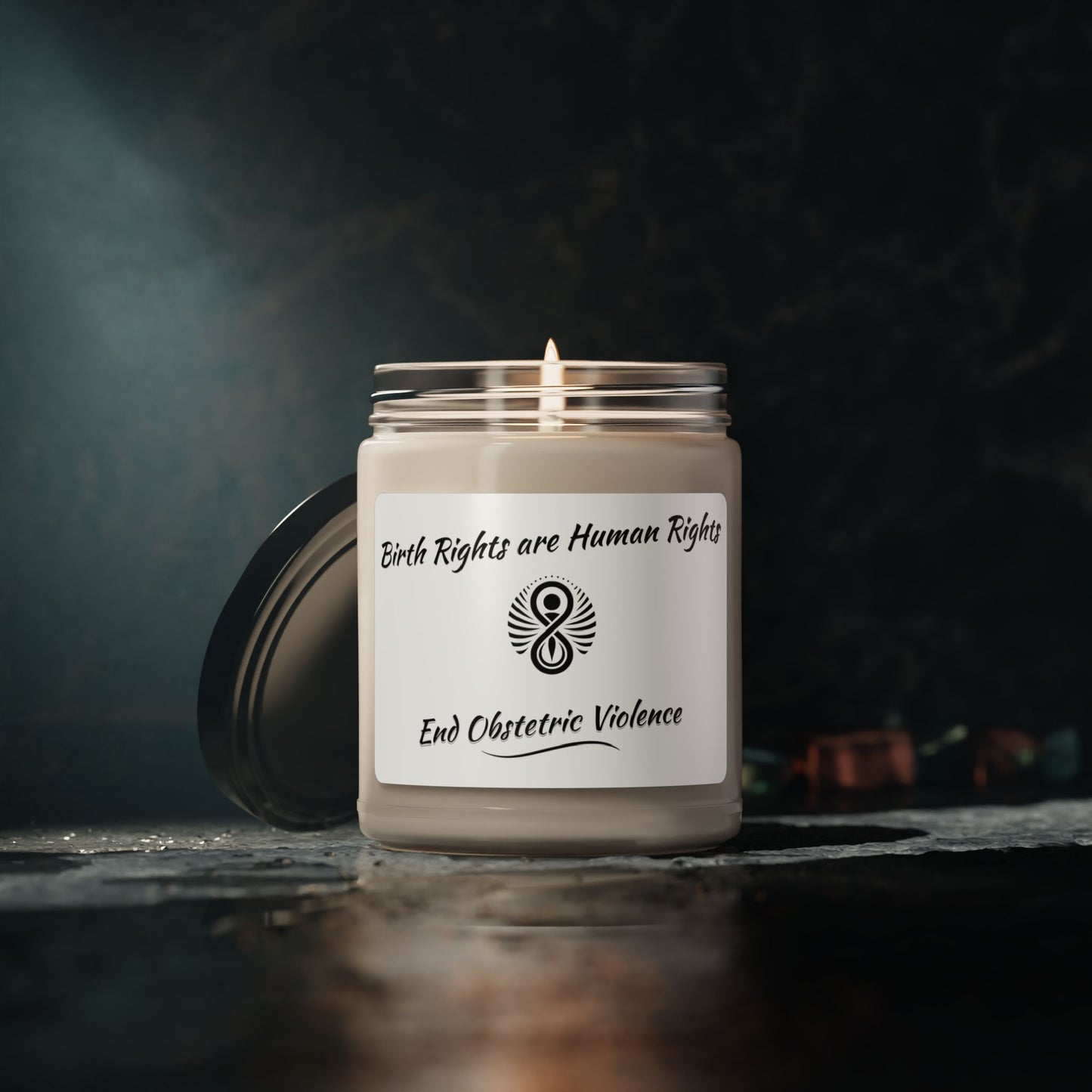 Birth Rights are Human Rights / End Obstetric Violence Soy Candle