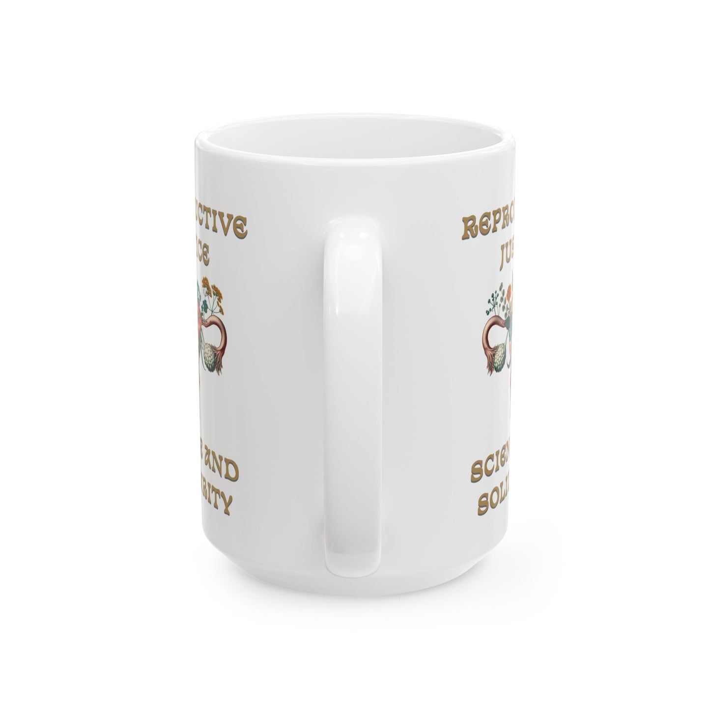 Reproductive Justice Science & Solidarity Uterus Mug