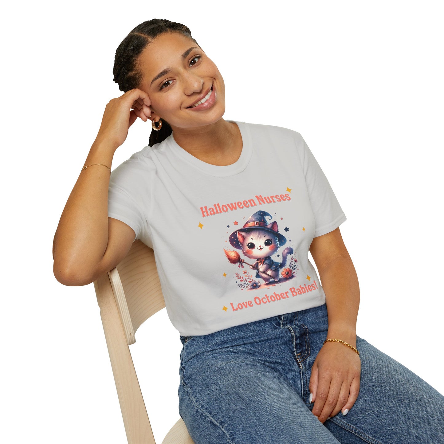 Halloween Nurse T-Shirt Halloween Nurses Love October Babies