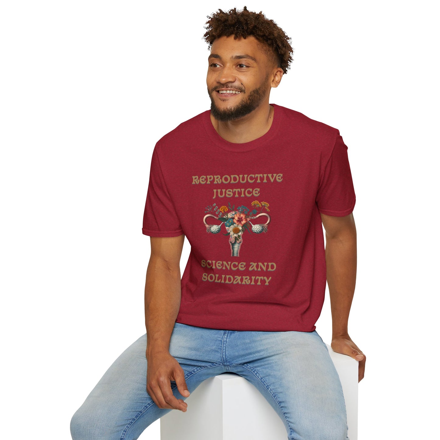 Reproductive Justice Science & Solidarity Uterus T-Shirt