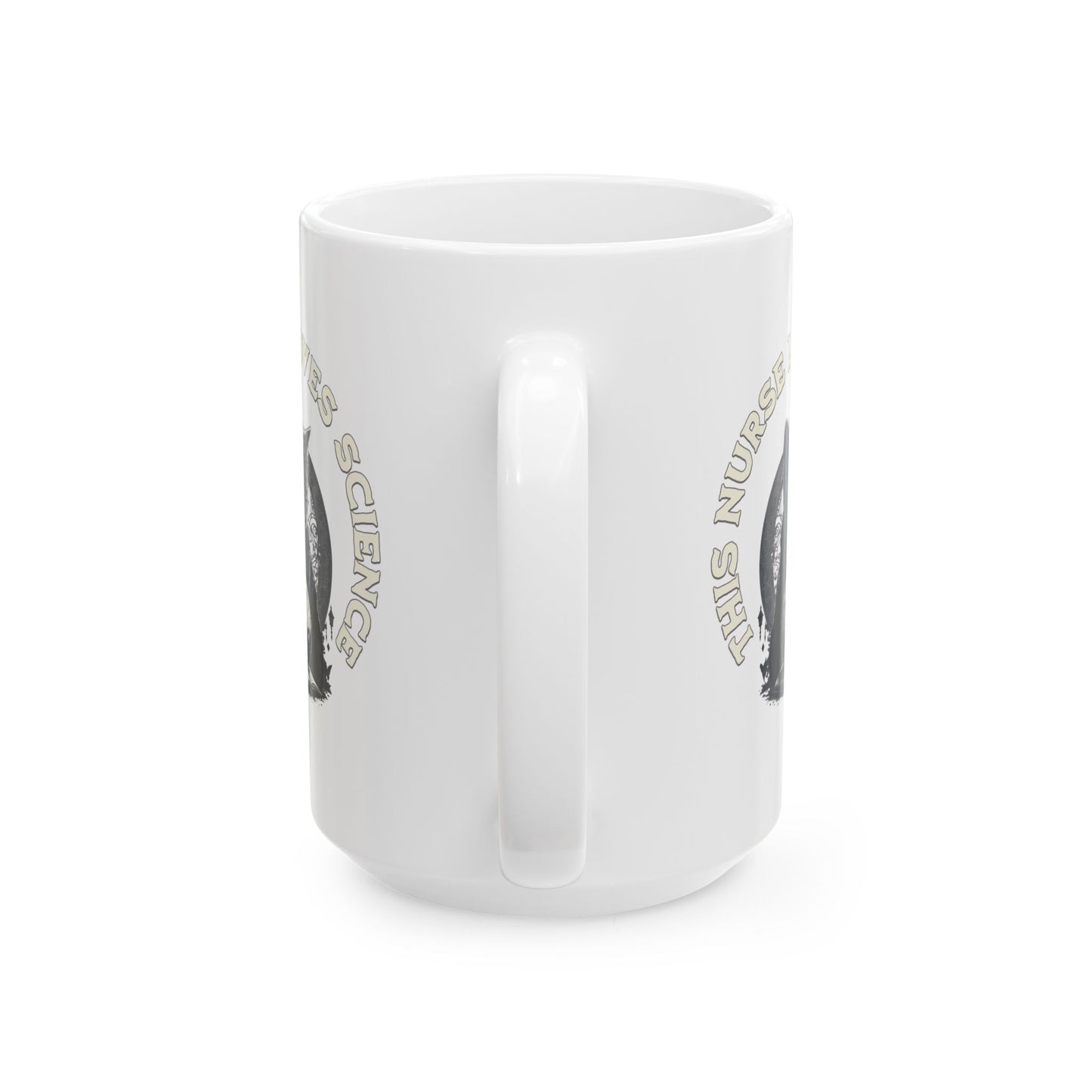 This Nurse Loves Science Cat Mug