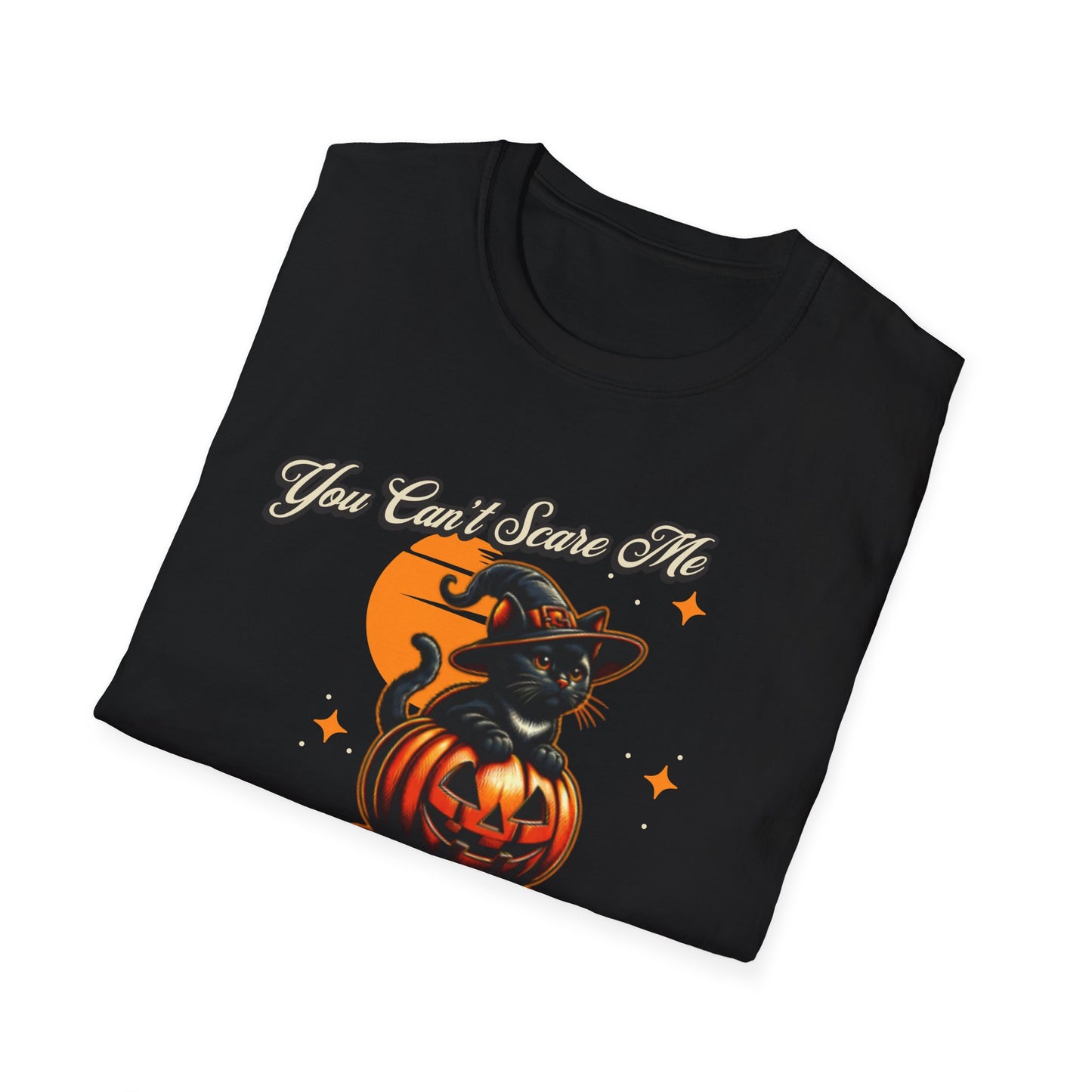 Midwife Halloween T-Shirt Can't Scare Me Kitten