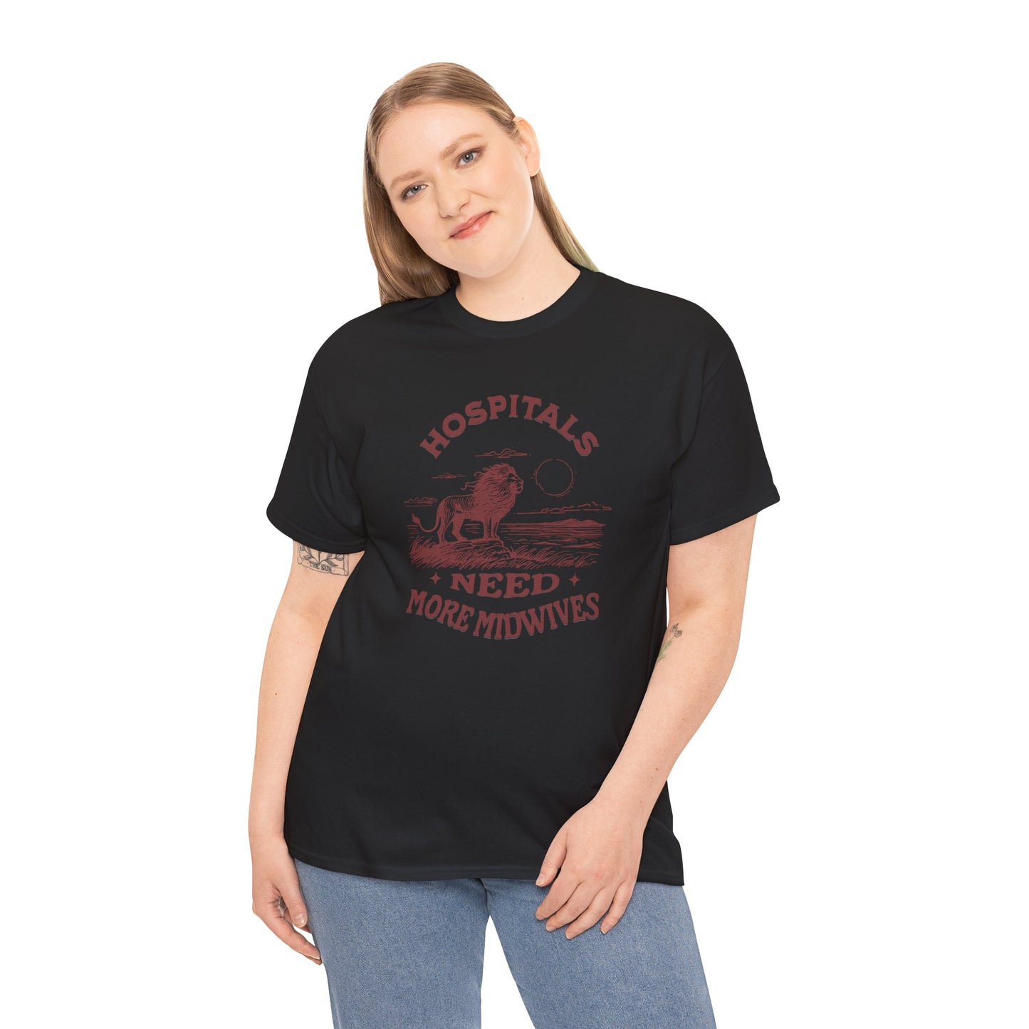Hospitals Need More Midwives Lion T-shirt