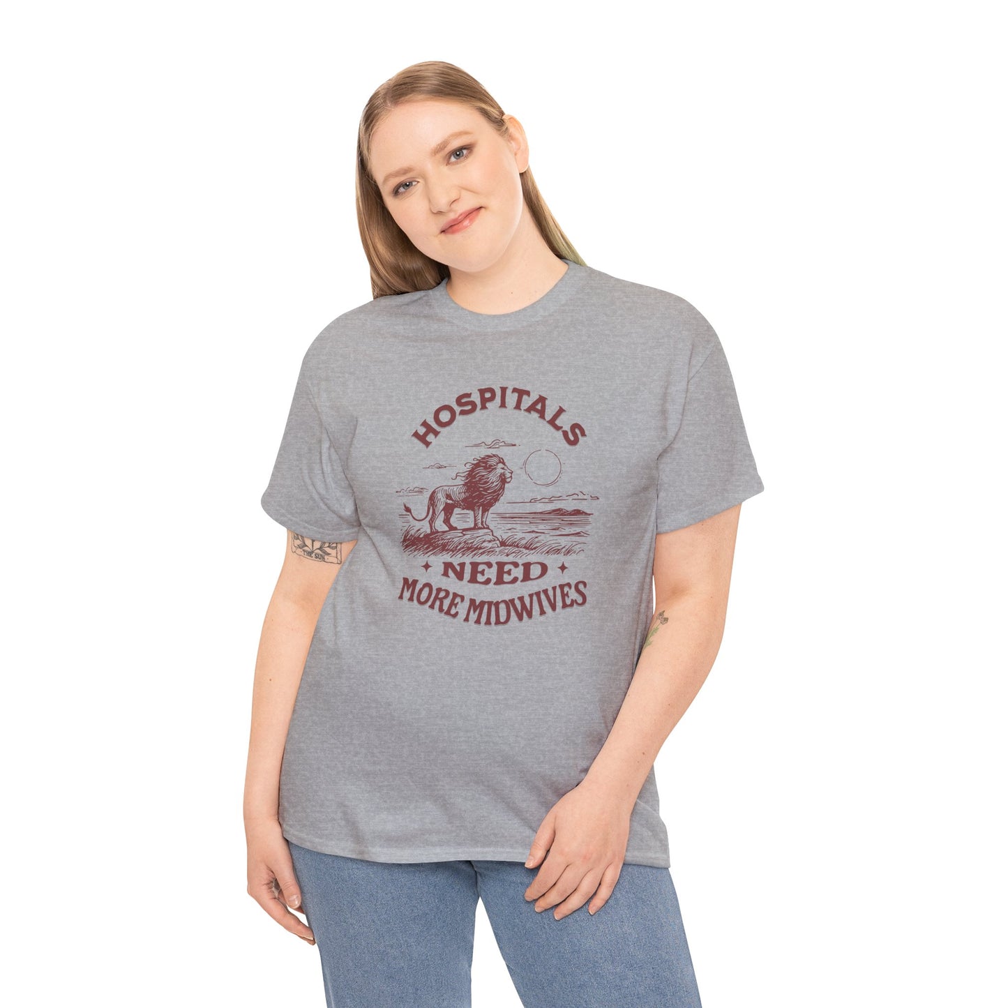 Hospitals Need More Midwives Lion T-shirt