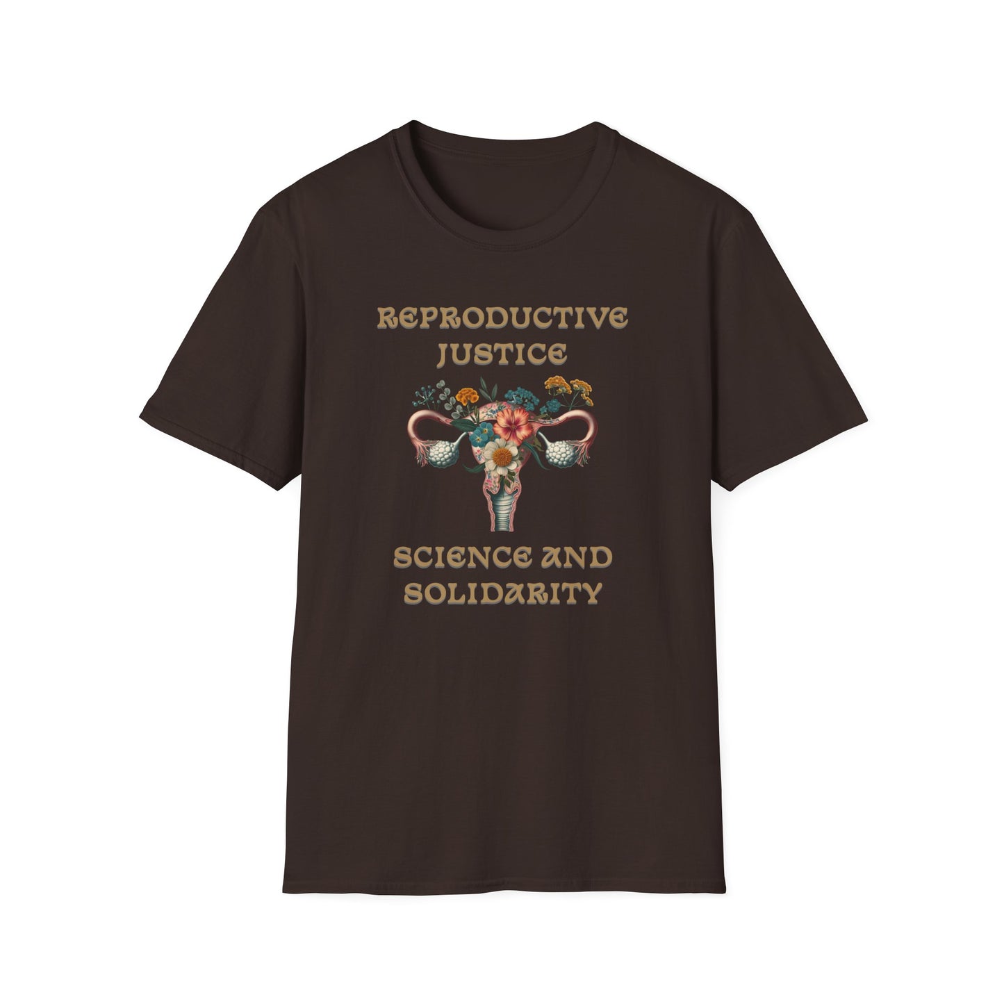 Reproductive Justice Science & Solidarity Uterus T-Shirt