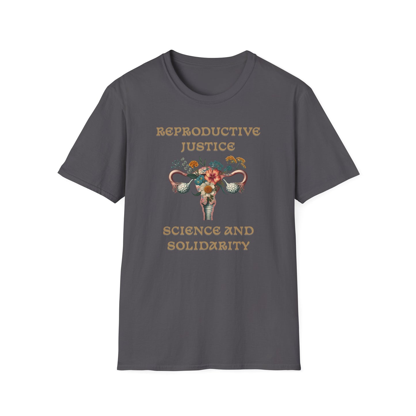 Reproductive Justice Science & Solidarity Uterus T-Shirt