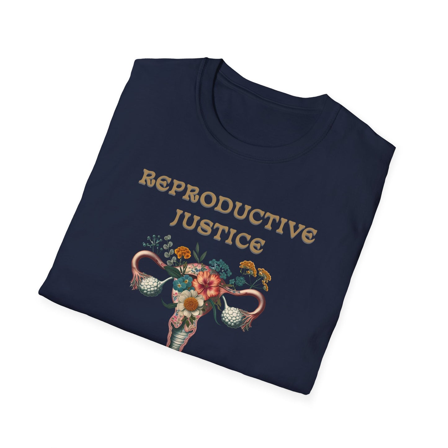 Reproductive Justice Science & Solidarity Uterus T-Shirt