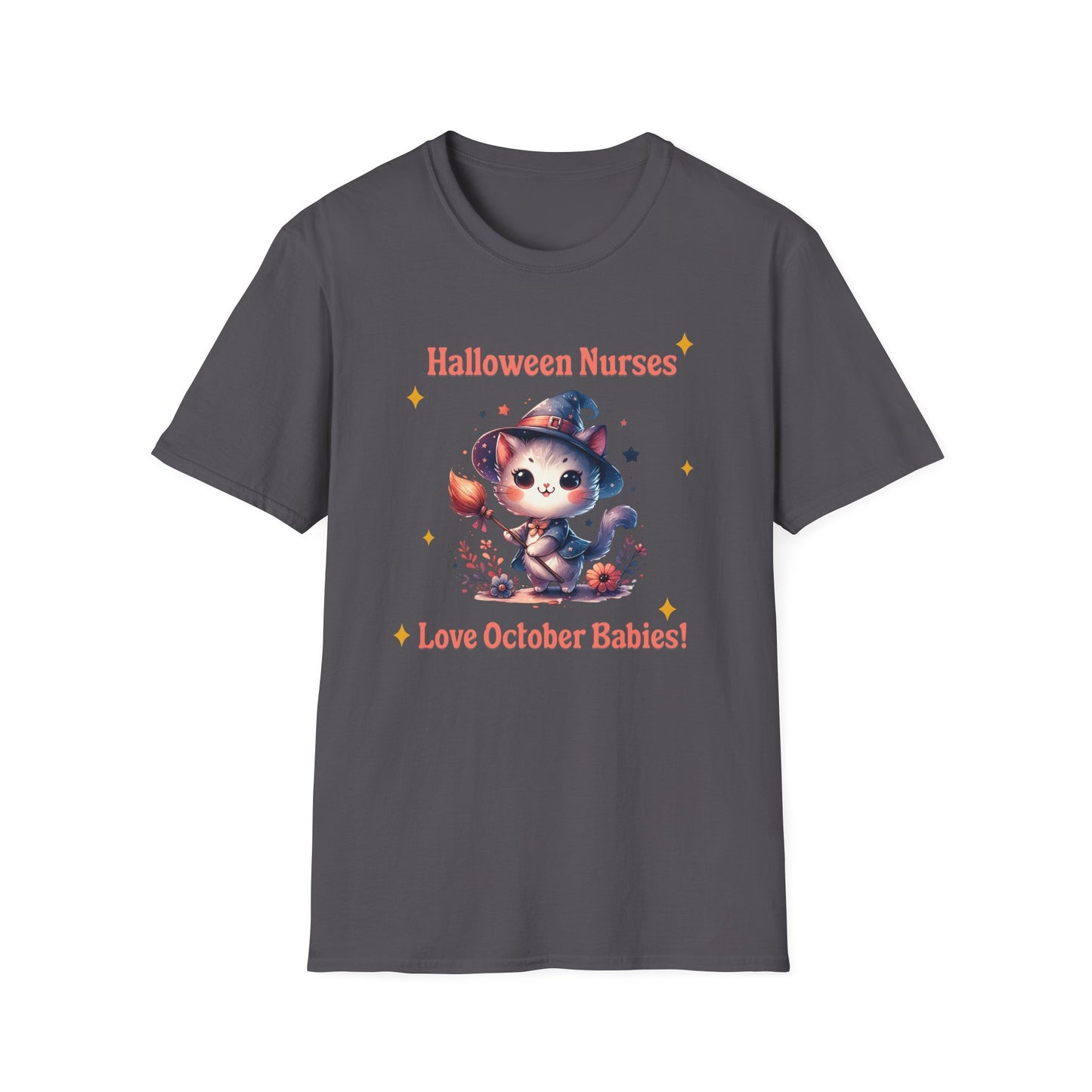 Halloween Nurse T-Shirt Halloween Nurses Love October Babies