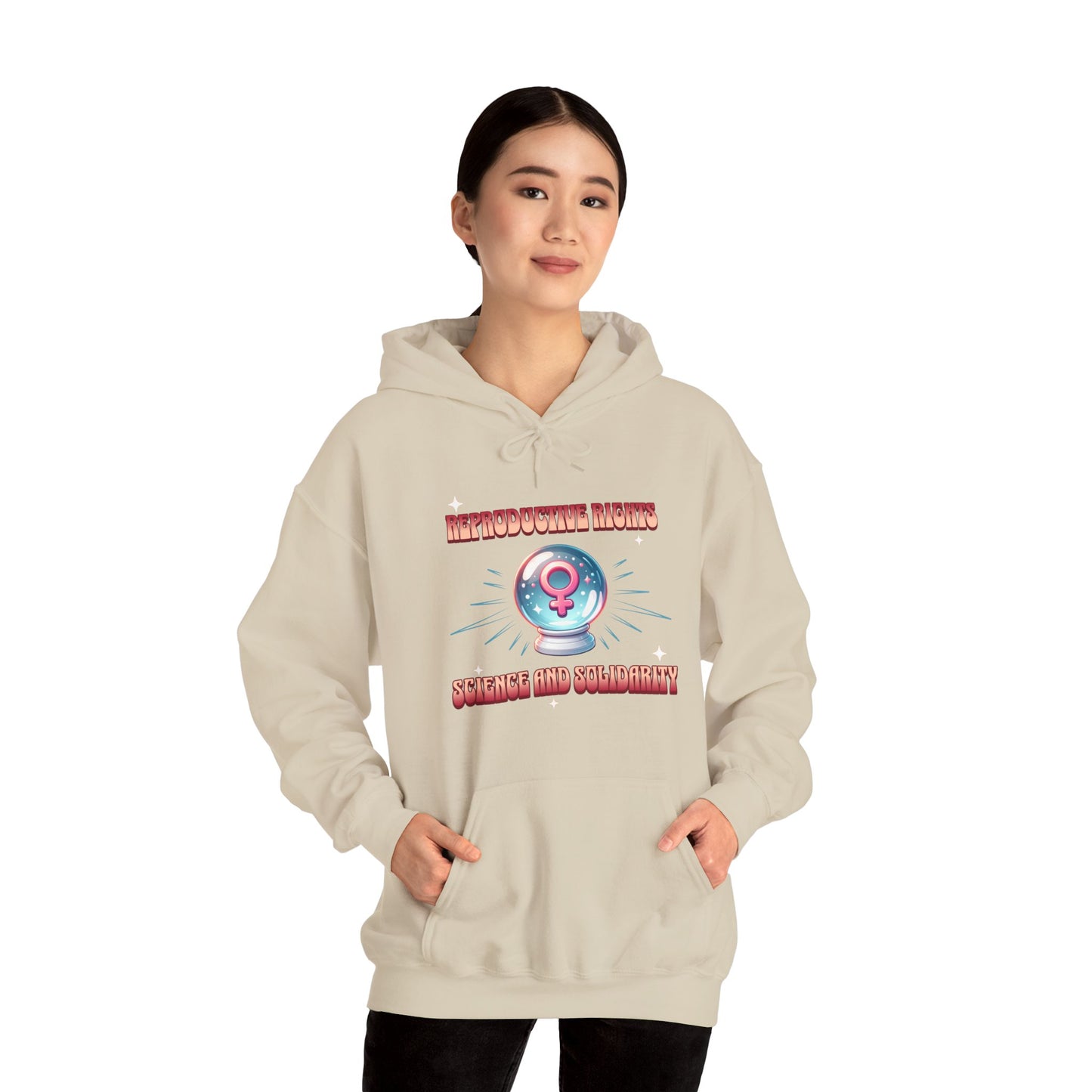 Reproductive Rights Science and Solidarity Hoodie Sweatshirt