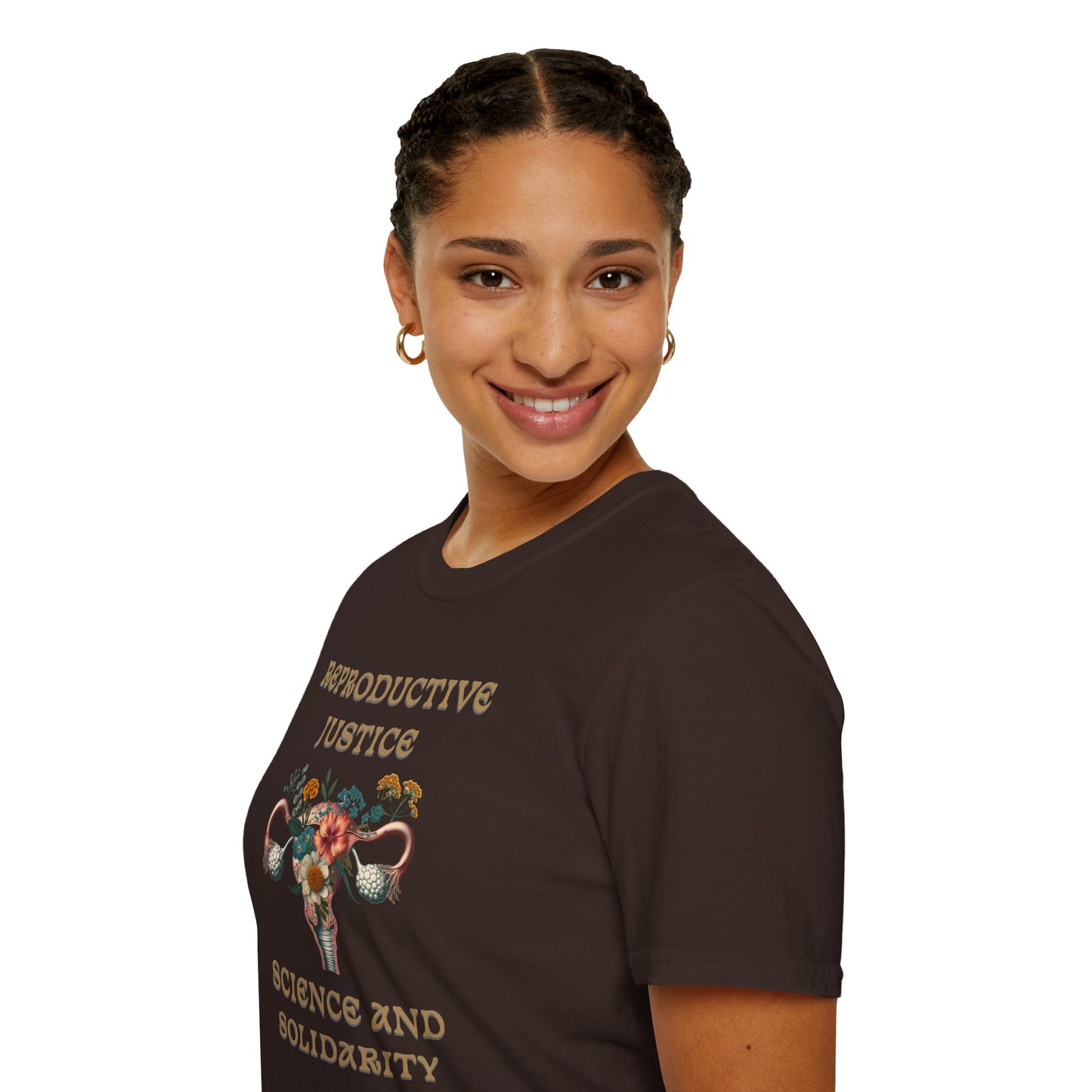 Reproductive Justice Science & Solidarity Uterus T-Shirt