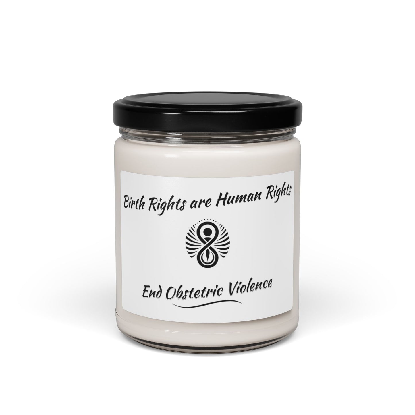 Birth Rights are Human Rights / End Obstetric Violence Soy Candle