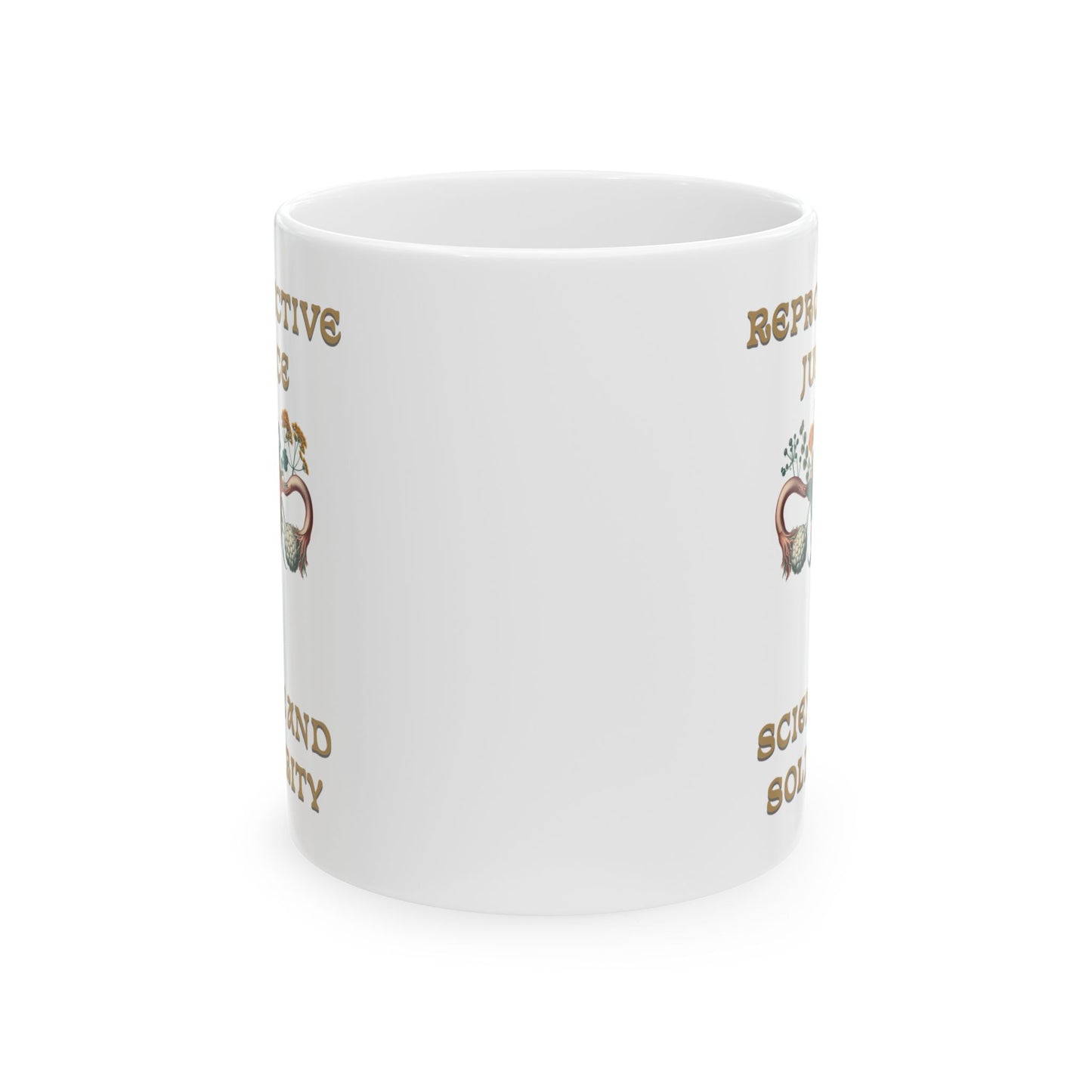 Reproductive Justice Science & Solidarity Uterus Mug