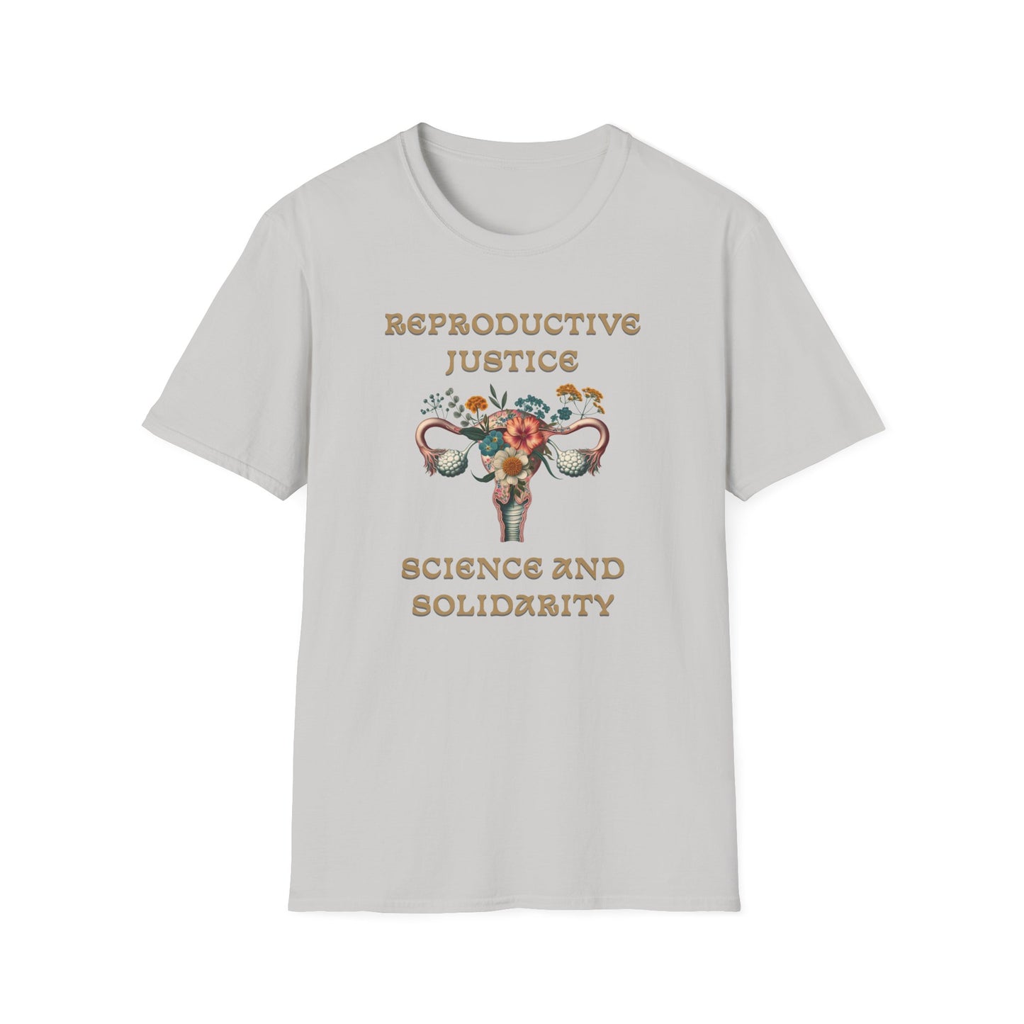 Reproductive Justice Science & Solidarity Uterus T-Shirt
