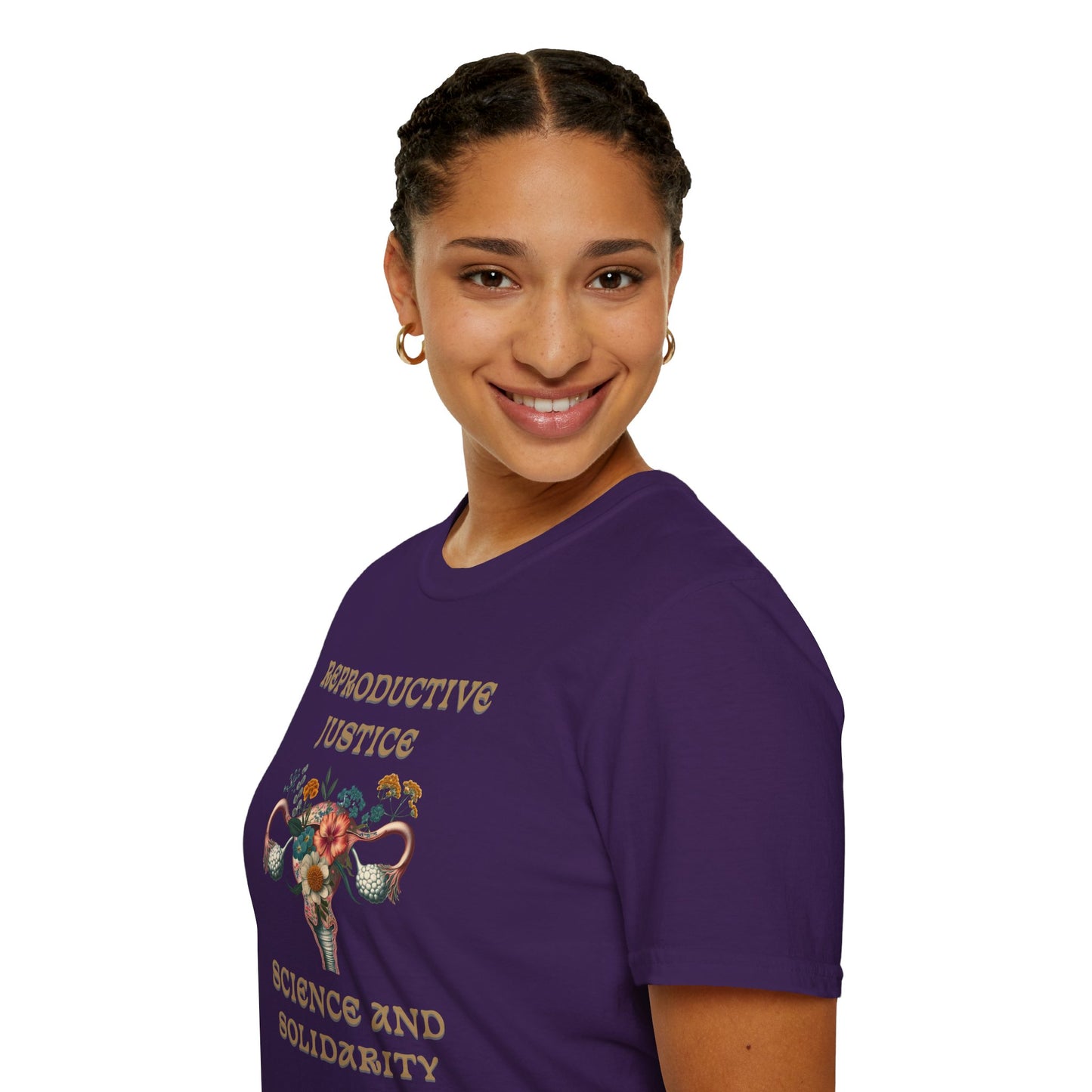 Reproductive Justice Science & Solidarity Uterus T-Shirt