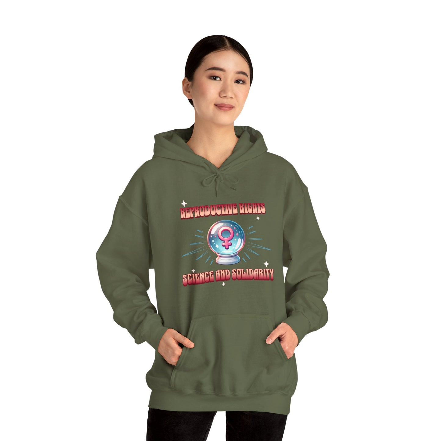 Reproductive Rights Science and Solidarity Hoodie Sweatshirt