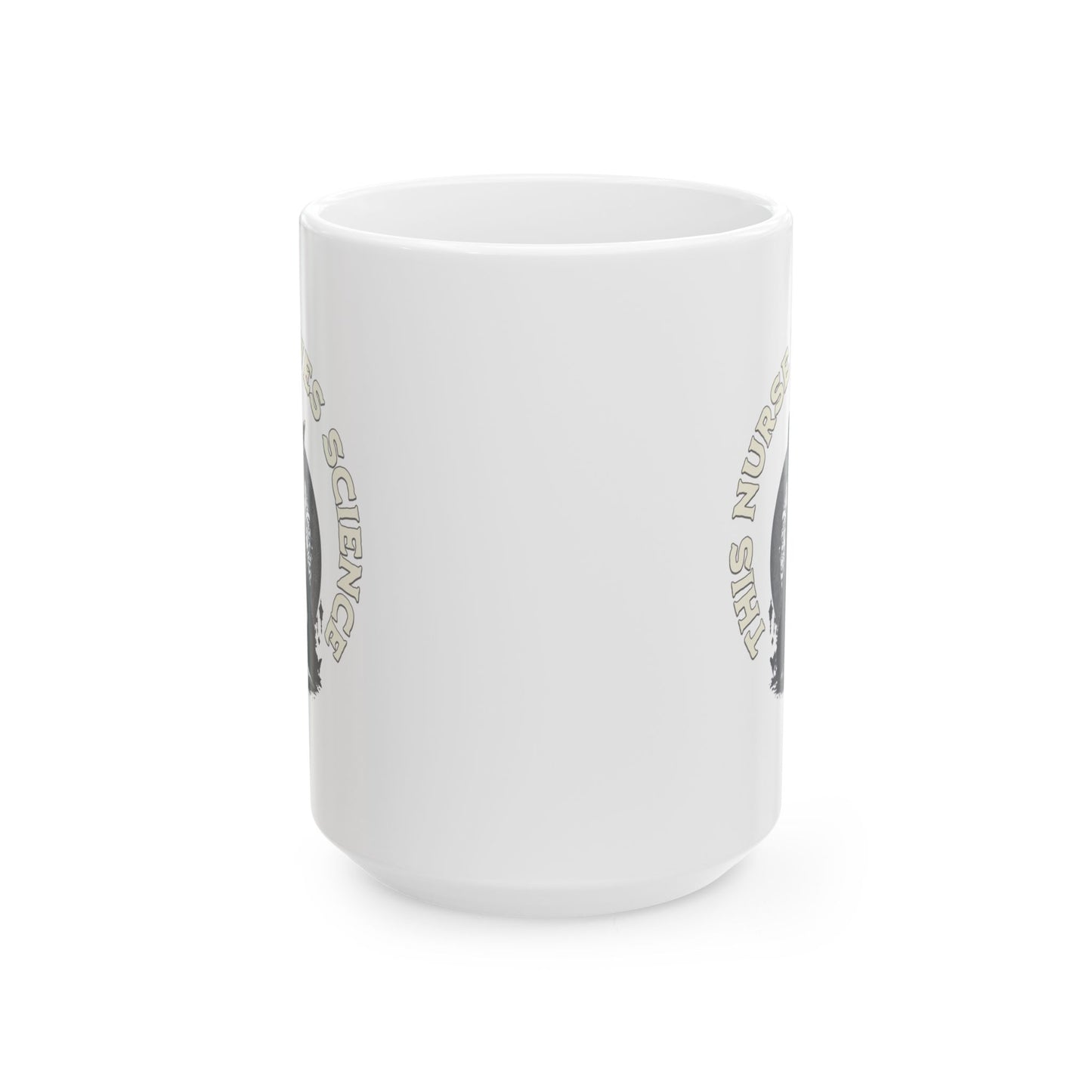 This Nurse Loves Science Cat Mug