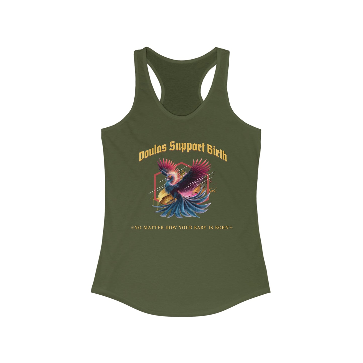 Doulas Support Birth Phoenix Racerback Tank