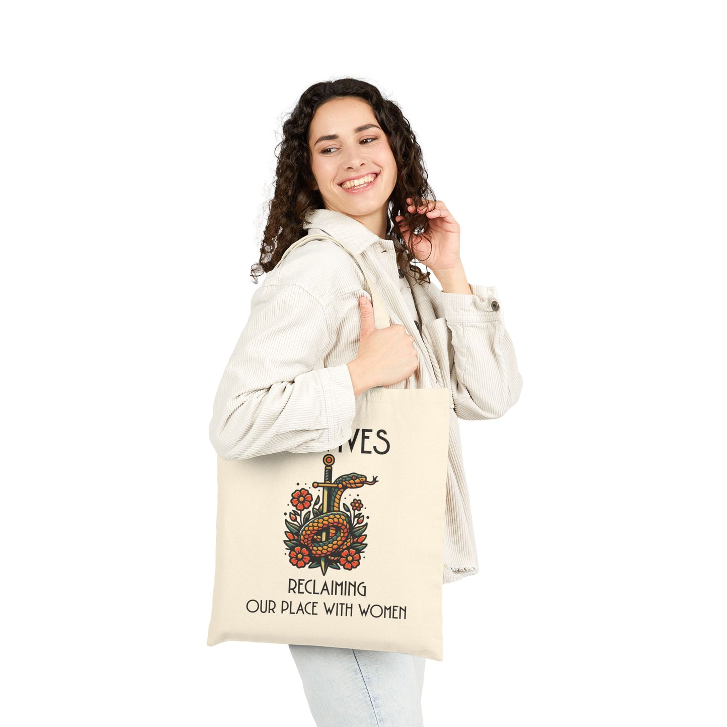 Midwife Tote Bag Reclaiming Our Place With Women Healing Snake