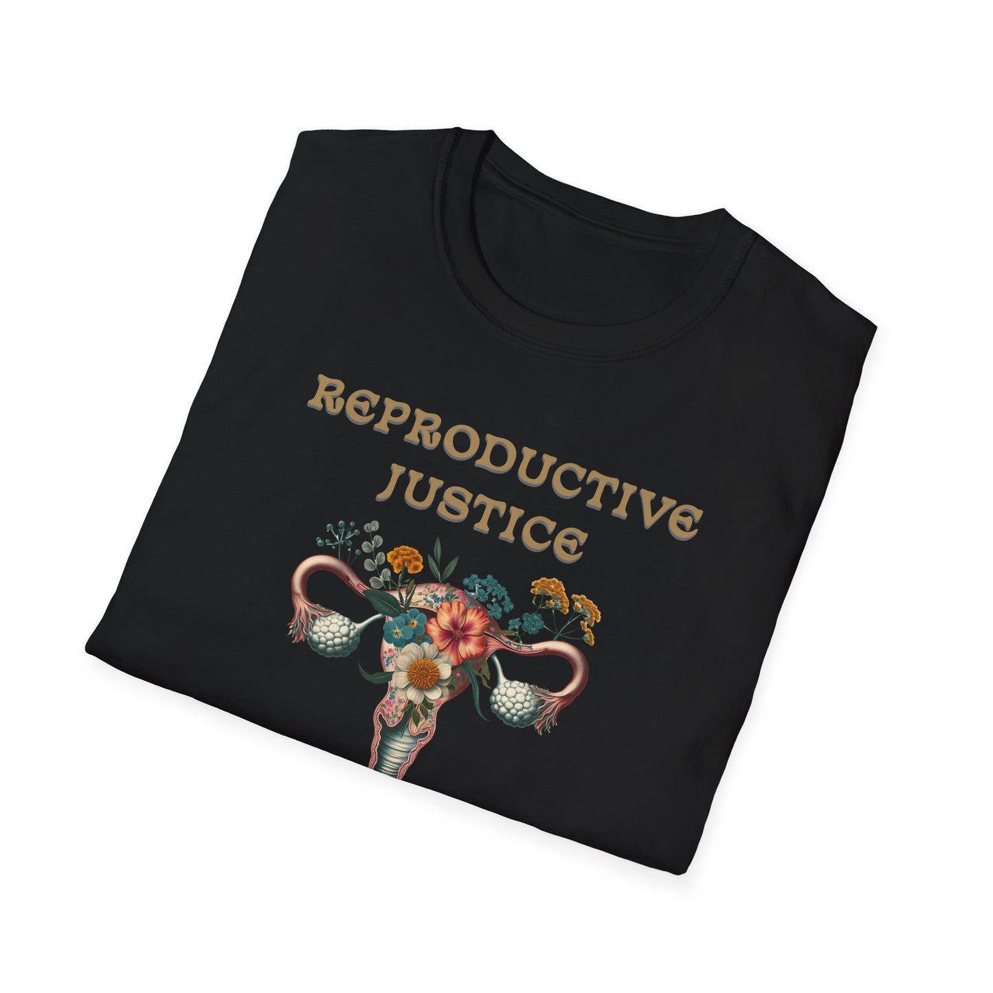Reproductive Justice Science & Solidarity Uterus T-Shirt