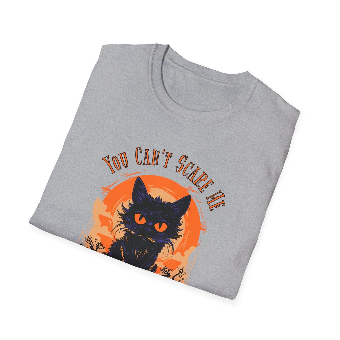 Midwife Halloween T-Shirt Can't Scare Me Black Cat