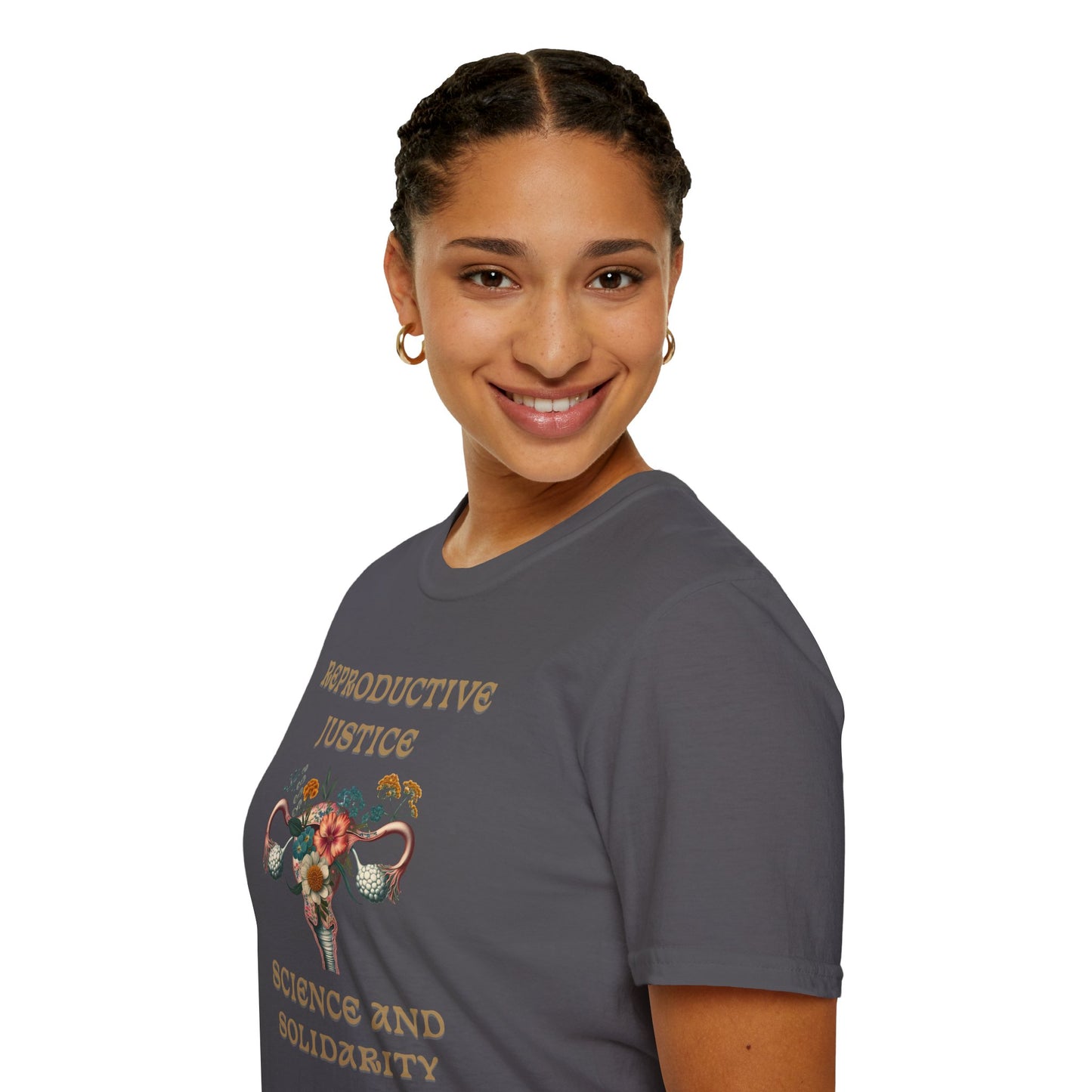 Reproductive Justice Science & Solidarity Uterus T-Shirt