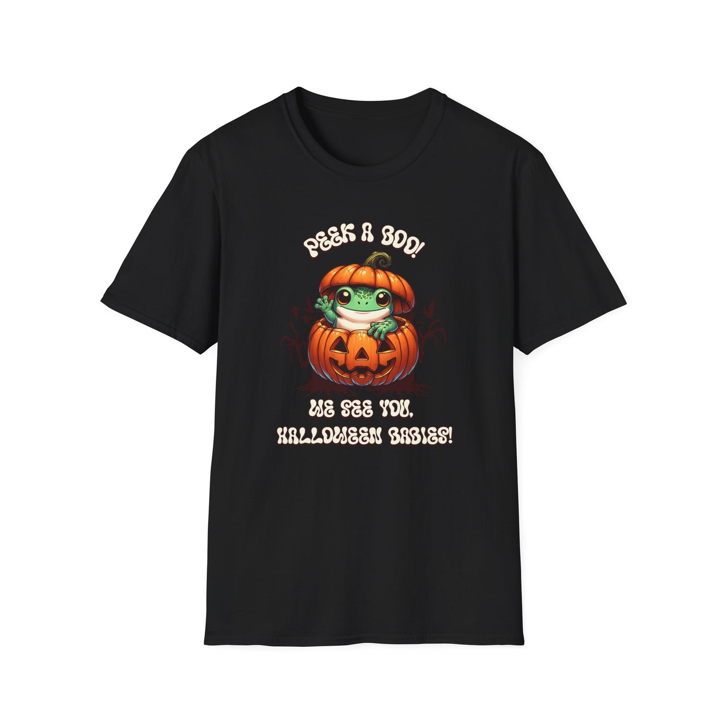 Peek a Boo We See You Halloween T-Shirt for All Birth Workers