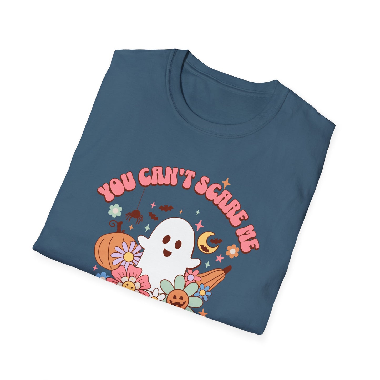 Midwife Halloween T-Shirt Can't Scare Me Groovy Ghost