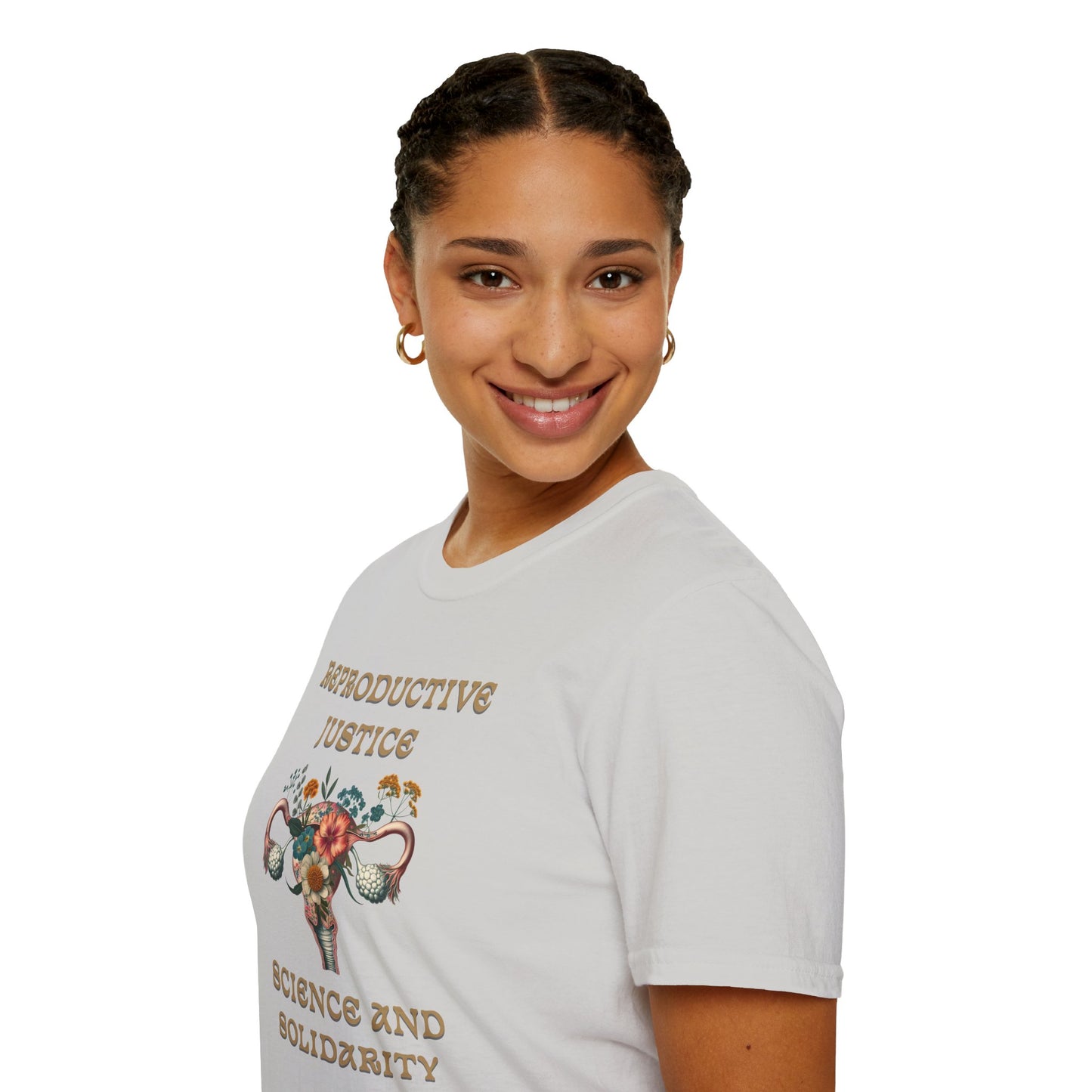 Reproductive Justice Science & Solidarity Uterus T-Shirt
