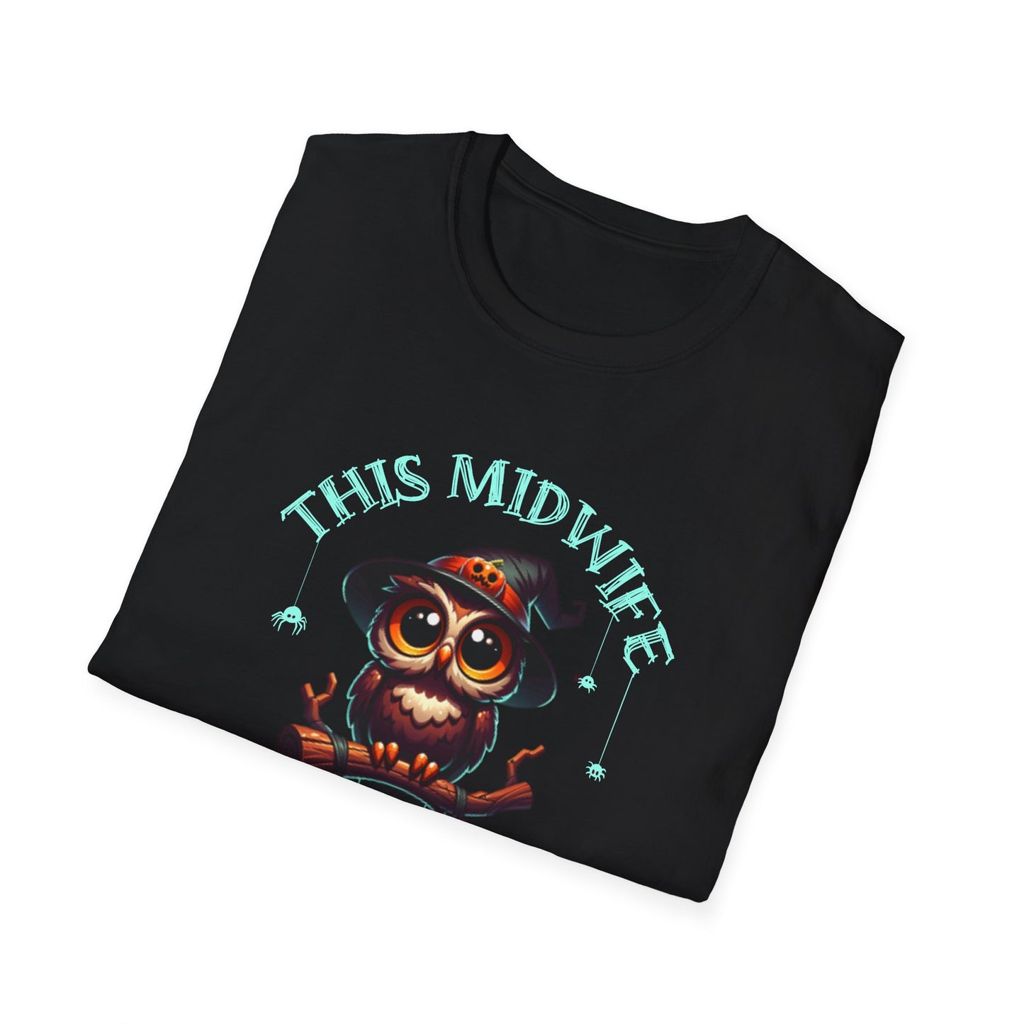 Halloween Midwife T-Shirt This Midwife Loves Halloween