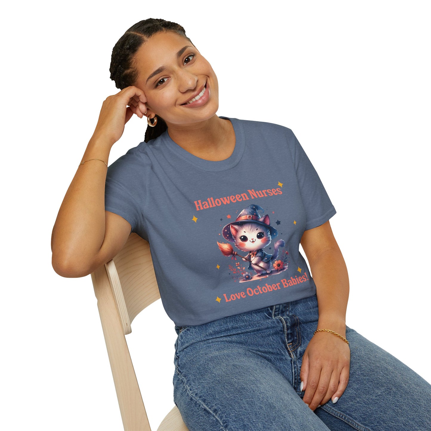 Halloween Nurse T-Shirt Halloween Nurses Love October Babies