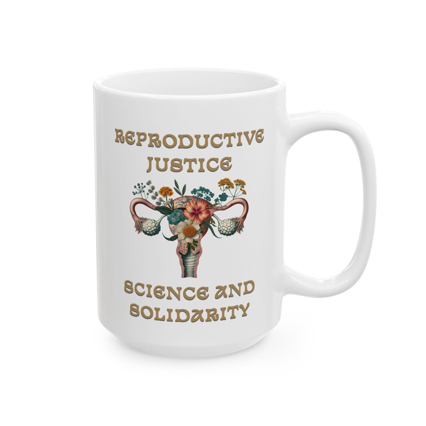 Reproductive Justice Science & Solidarity Uterus Mug