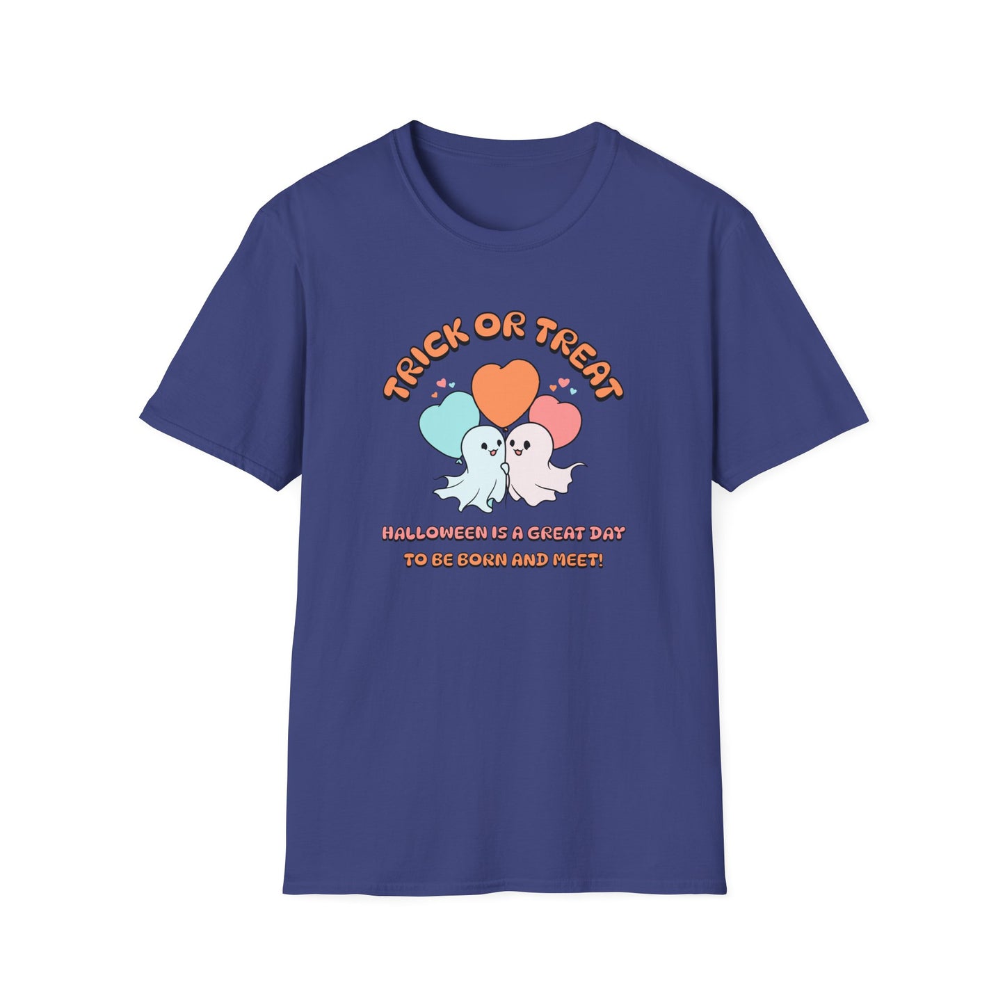 Halloween Birth T-Shirt Trick or Treat Baby Ghosts