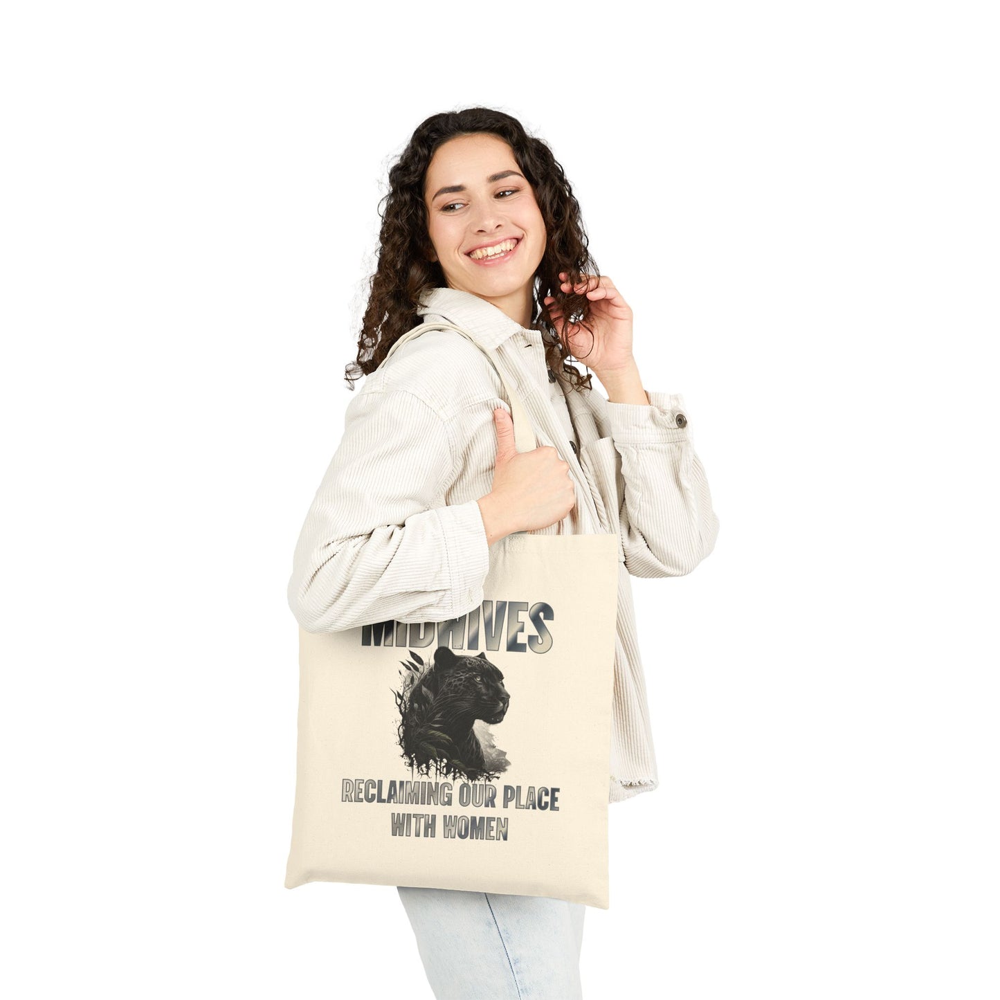 Midwife Tote Bag Reclaiming Our Place With Women Panther