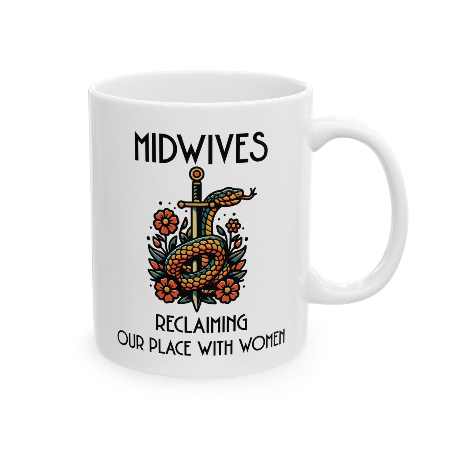 Reclaiming Our Place With Women Healing Snake Midwife Mug