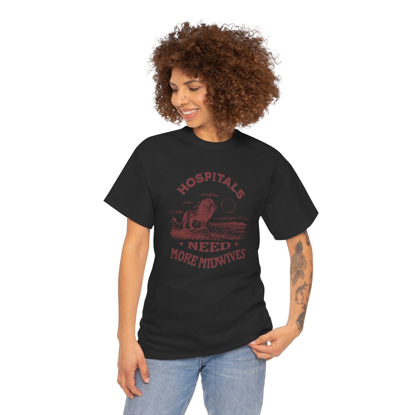 Hospitals Need More Midwives Lion T-shirt