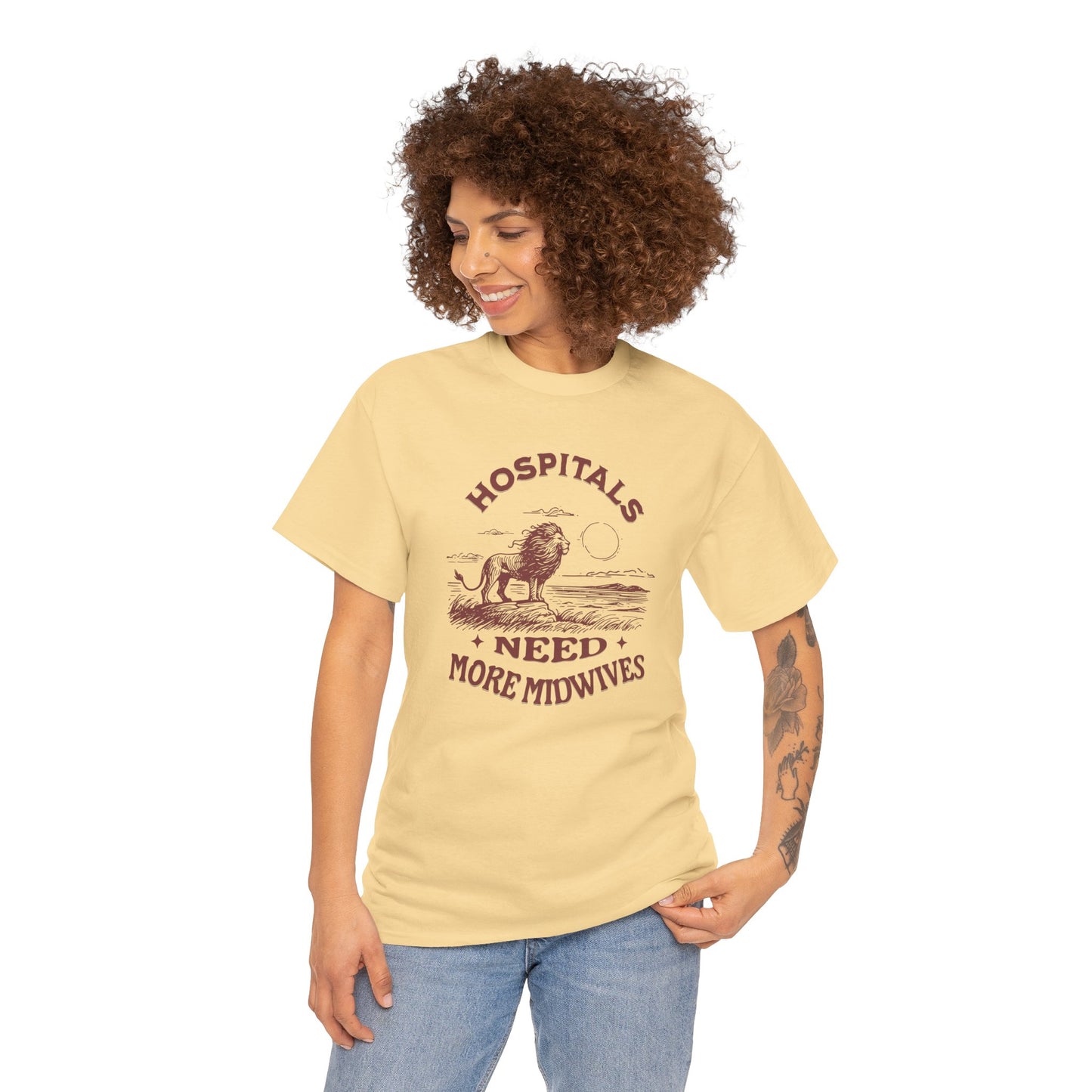 Hospitals Need More Midwives Lion T-shirt