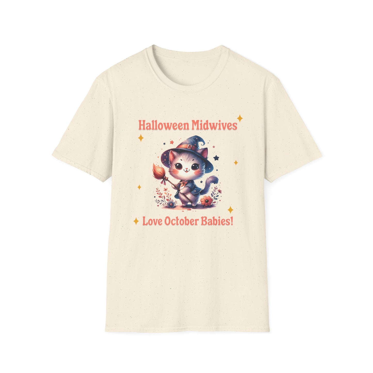 Halloween Midwife T-Shirt Midwives Love October Babies