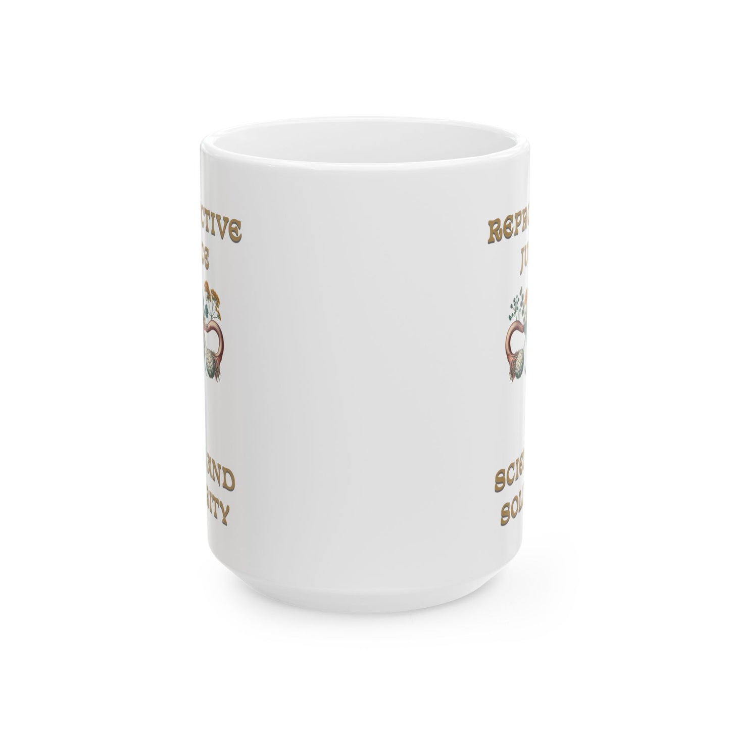 Reproductive Justice Science & Solidarity Uterus Mug