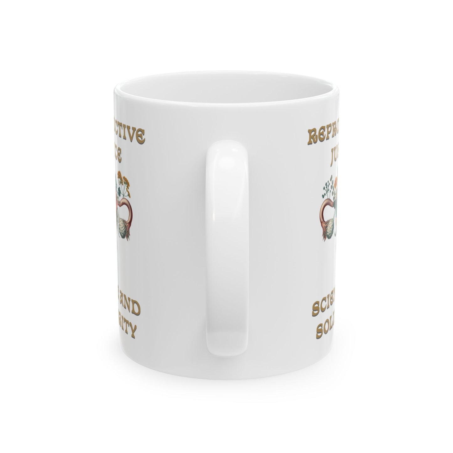 Reproductive Justice Science & Solidarity Uterus Mug