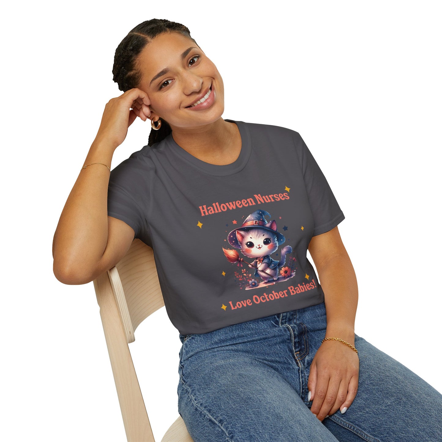 Halloween Nurse T-Shirt Halloween Nurses Love October Babies