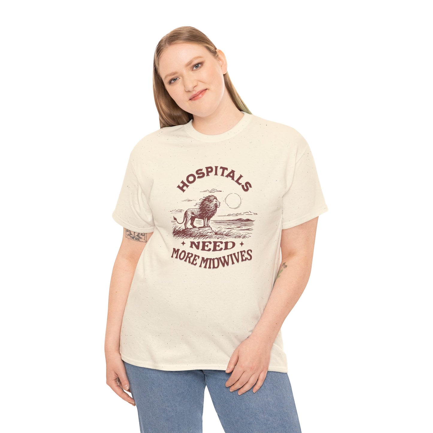 Hospitals Need More Midwives Lion T-shirt