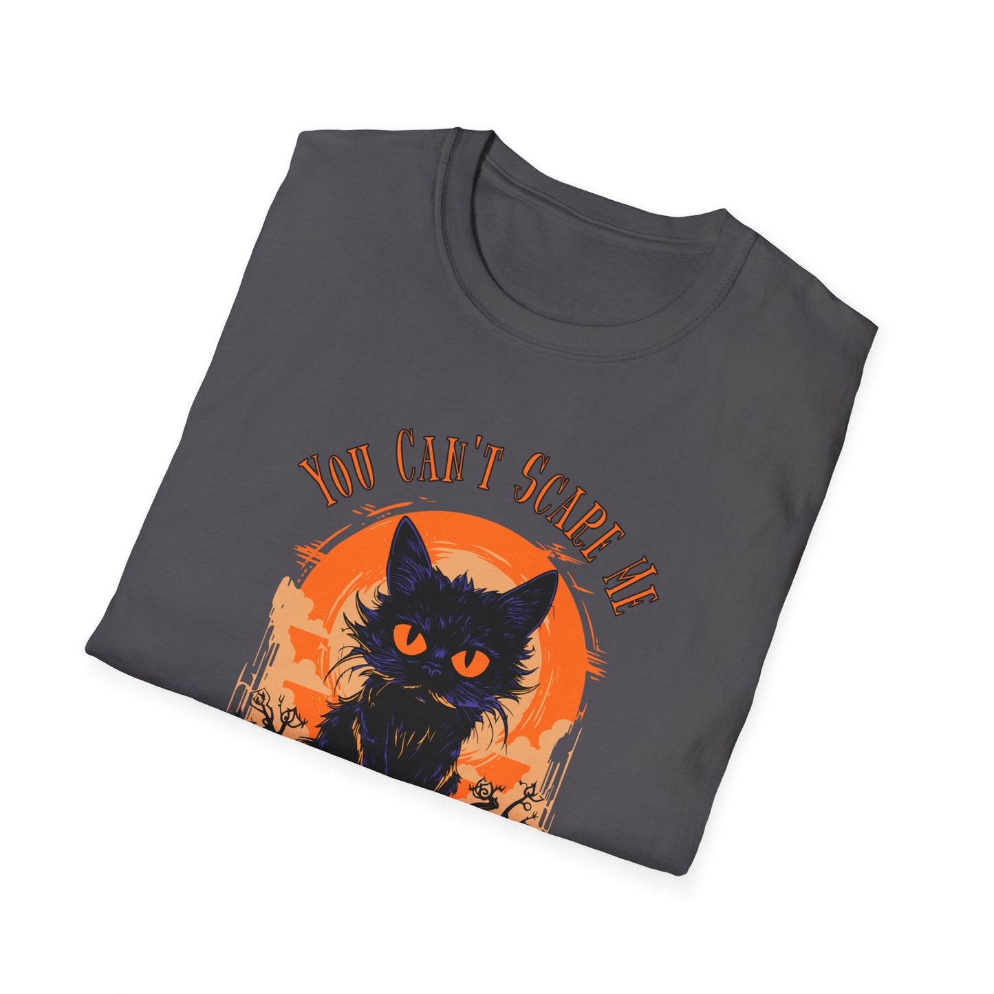 L&D Nurse Halloween T-Shirt Can't Scare Me Black Cat