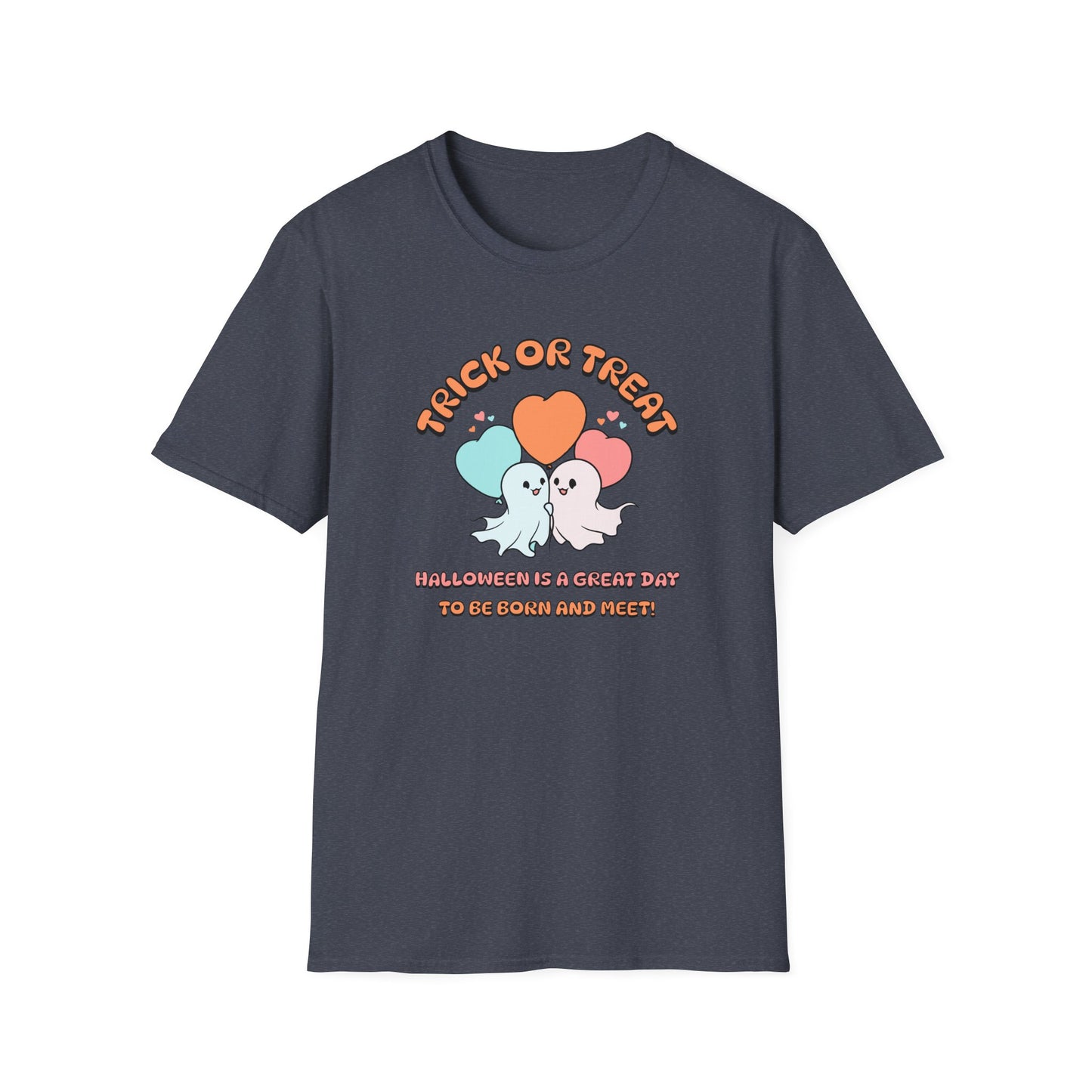 Halloween Birth T-Shirt Trick or Treat Baby Ghosts