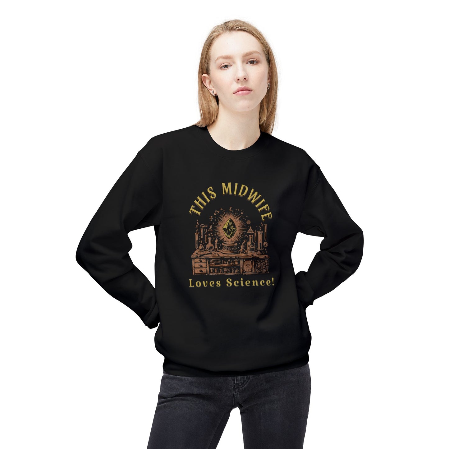 This Midwife Loves Science Sweatshirt