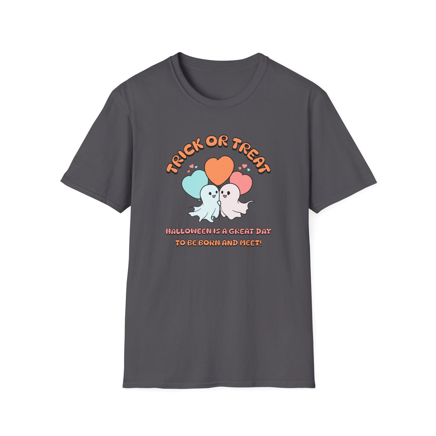 Halloween Birth T-Shirt Trick or Treat Baby Ghosts