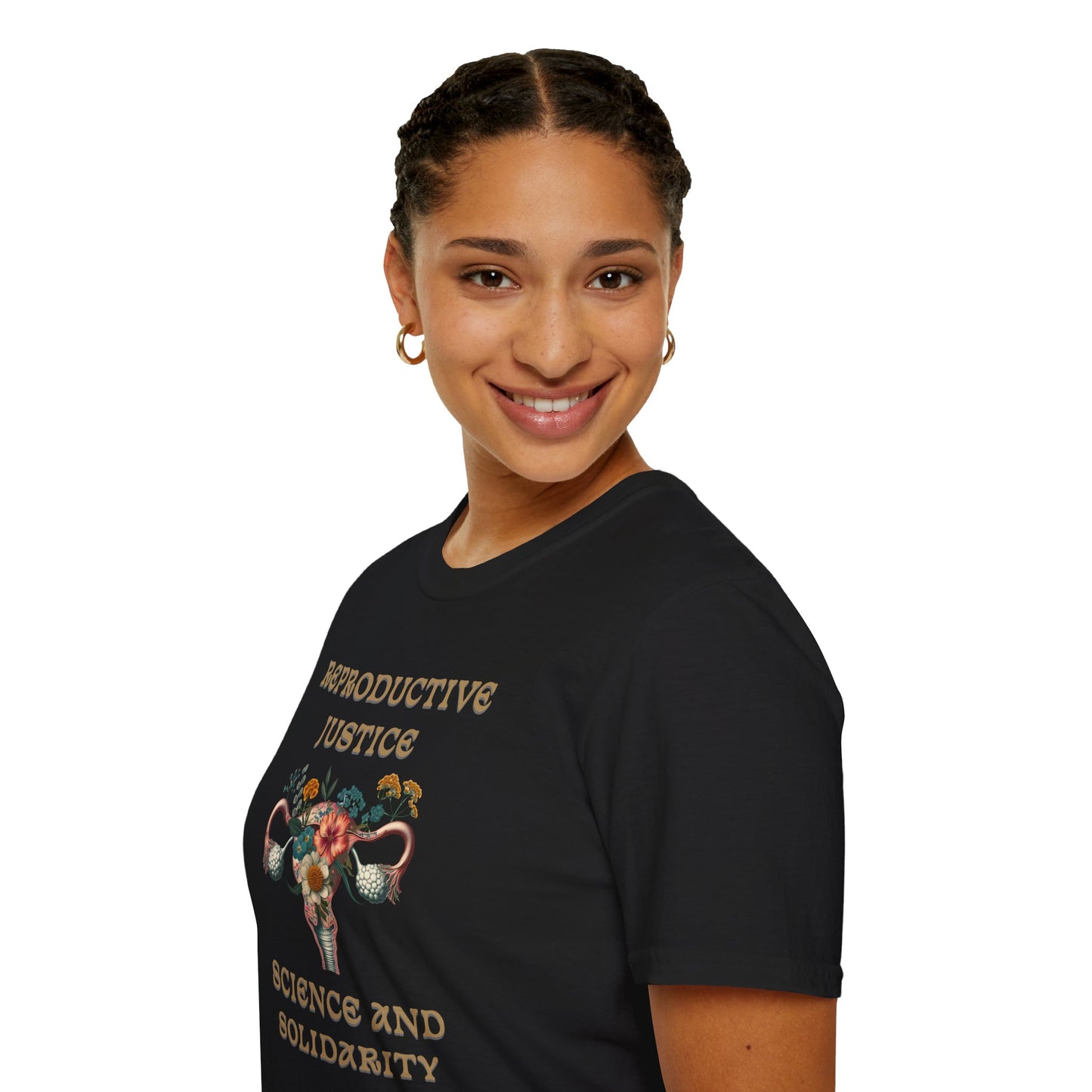 Reproductive Justice Science & Solidarity Uterus T-Shirt