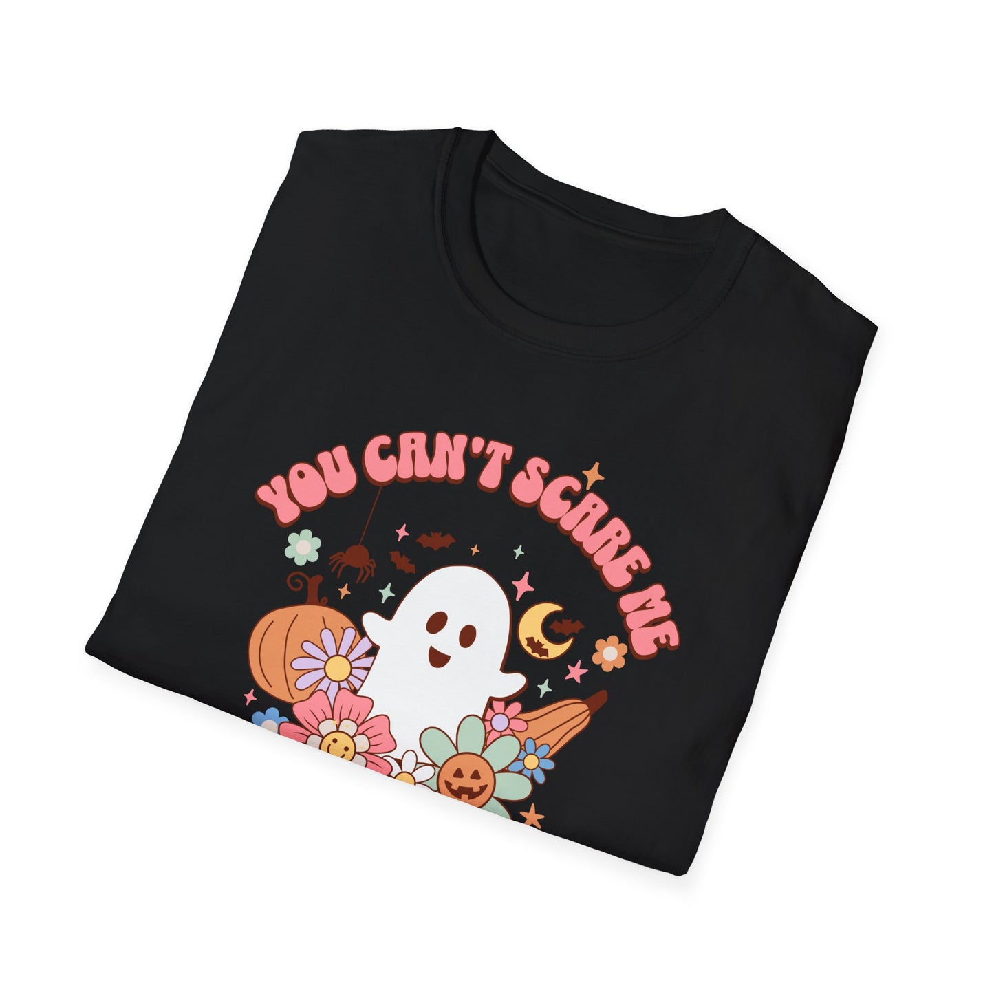 L&D Nurse Halloween T-Shirt Can't Scare Me Groovy Ghost