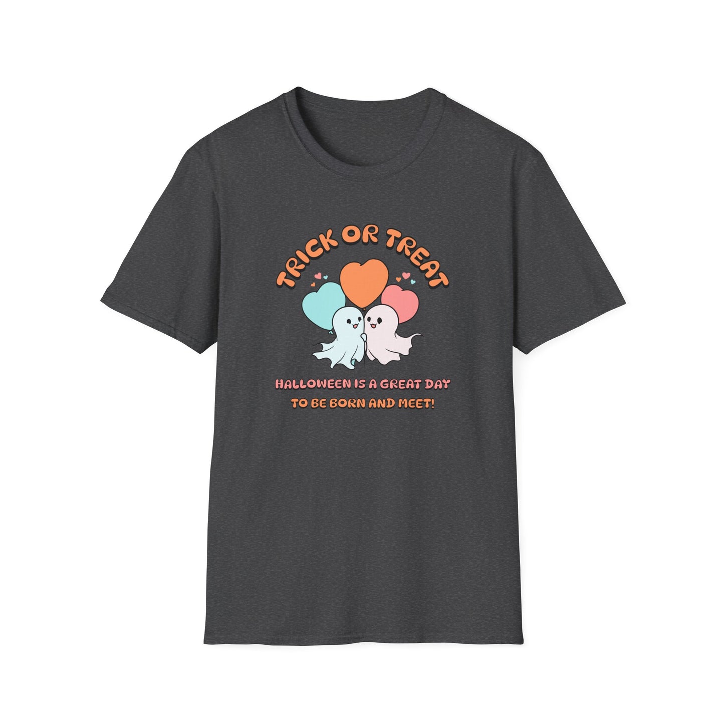 Halloween Birth T-Shirt Trick or Treat Baby Ghosts